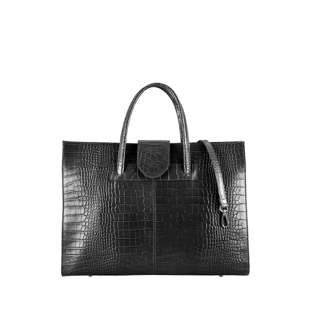 COLLEZIONE ALESSANDRO Schultertasche »Catharine« glänzende Krokoprägung COLLEZIONE ALESSANDRO Schultertasche »Catharine« glänzende Krokoprägung