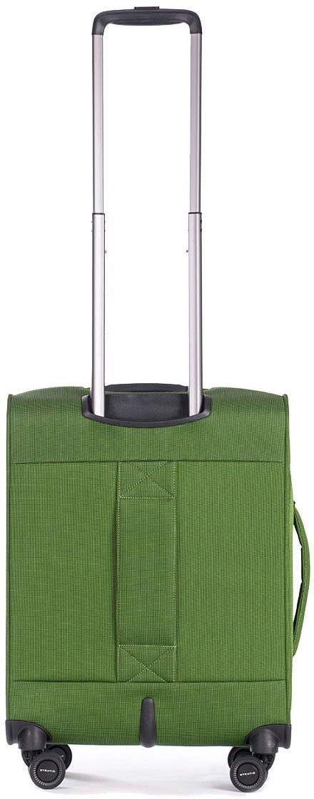 Stratic Weichgepäck-Trolley »Bendigo Light + S, green«, 4 Rollen, Handgepäck Reisekoffer Reisegepäck TSA-Zahlenschloss