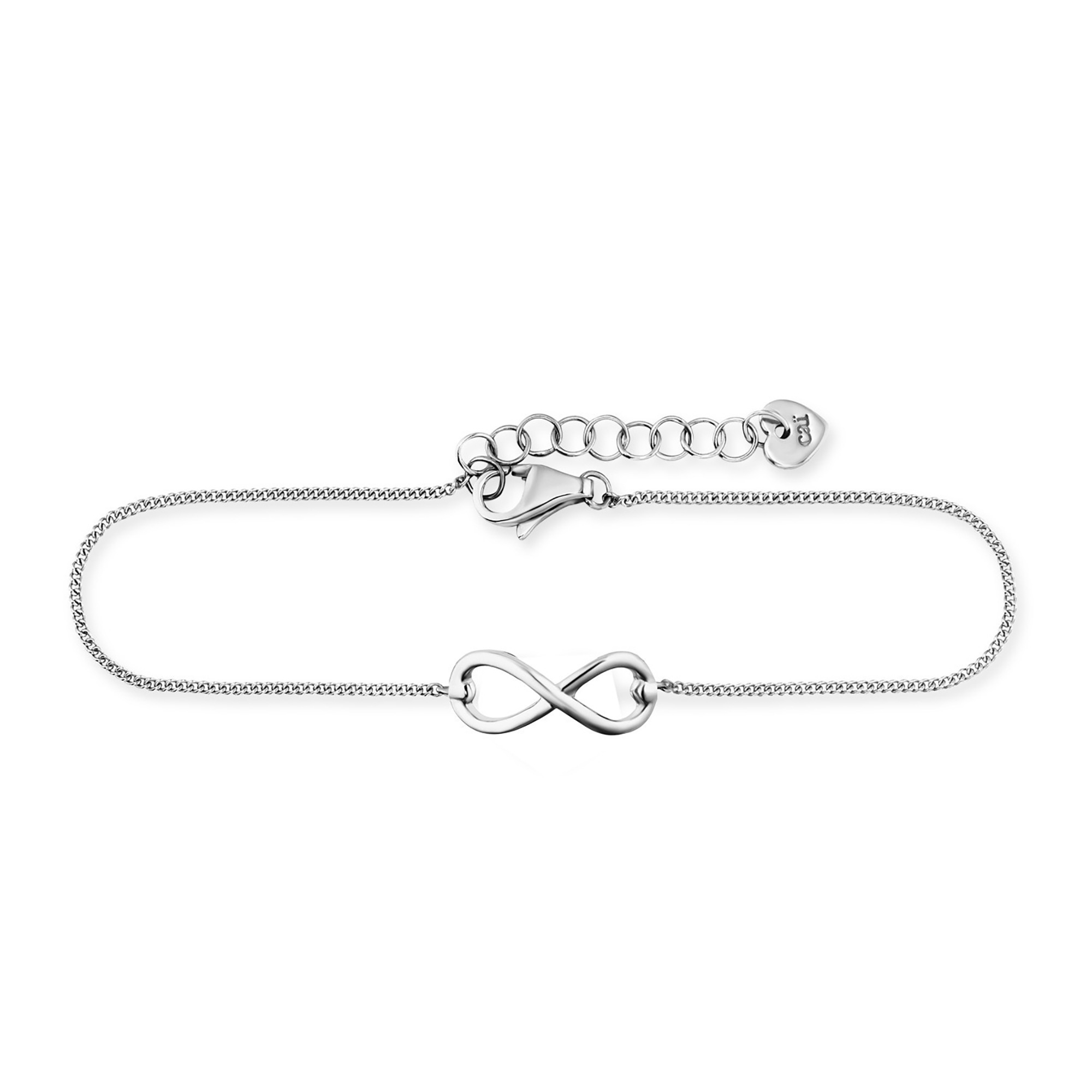 CAÏ Armband »925/- Sterling Silber rhodiniert Infinity«