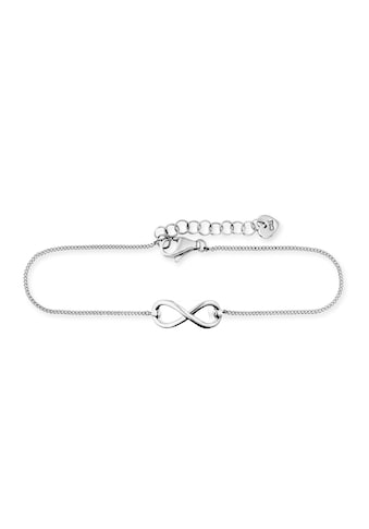 CAÏ Armband »925/- Sterling Silber rhodiniert Infinity«, Flachpanzerkette kaufen
