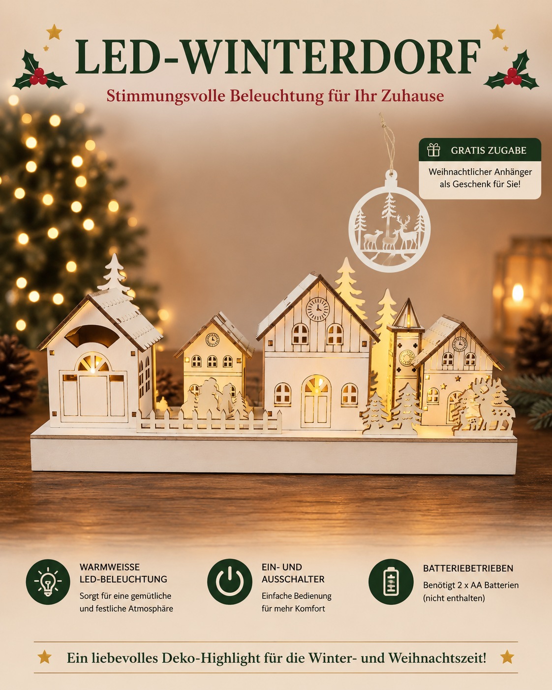OTTO home Weihnachtsdorf »Weihnachtsszene«