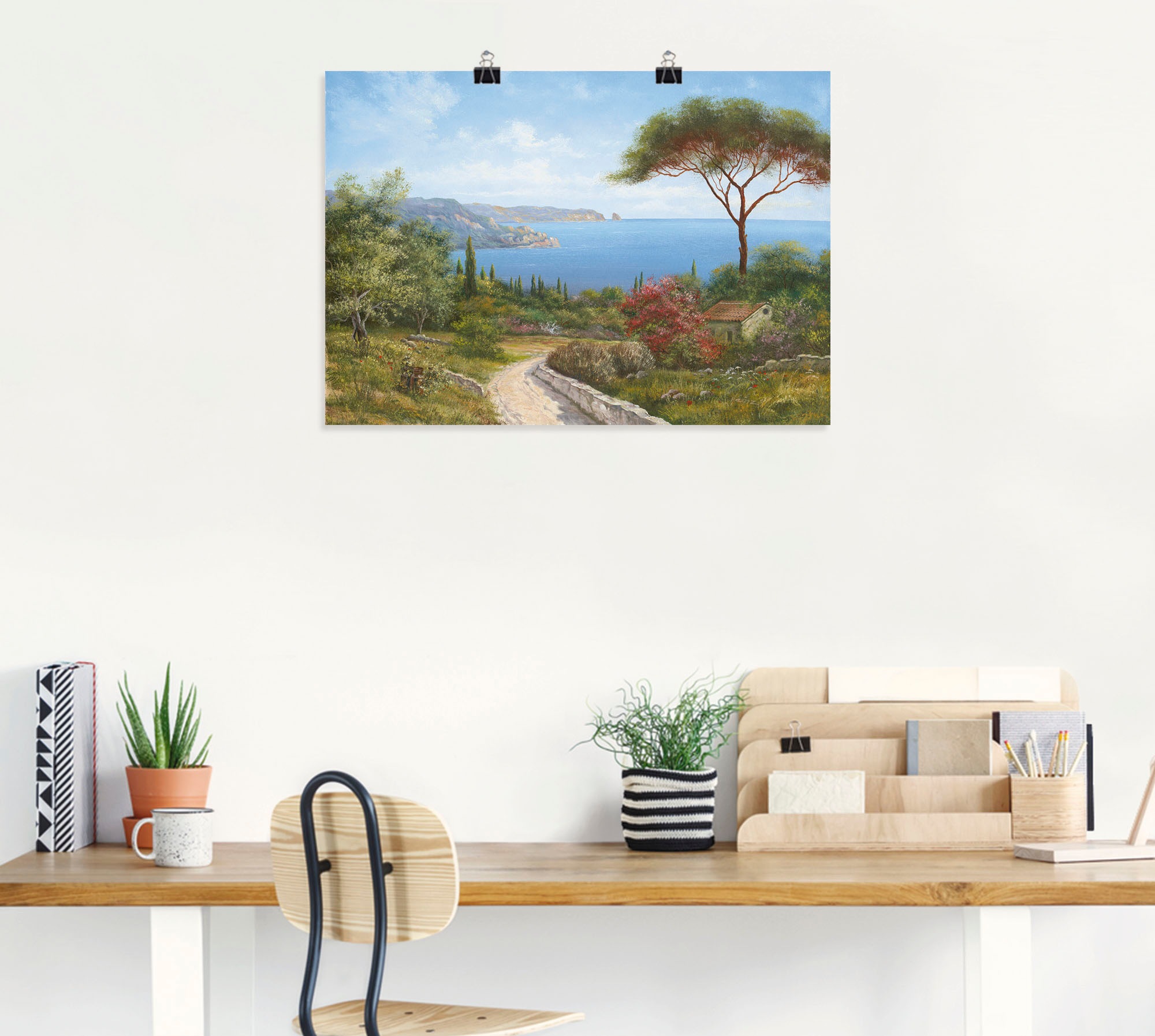 Artland Wandbild »Haus am Meer«, Gewässer, (1 St.), als Leinwandbild, Poster, Wandaufkleber in verschied. Größen