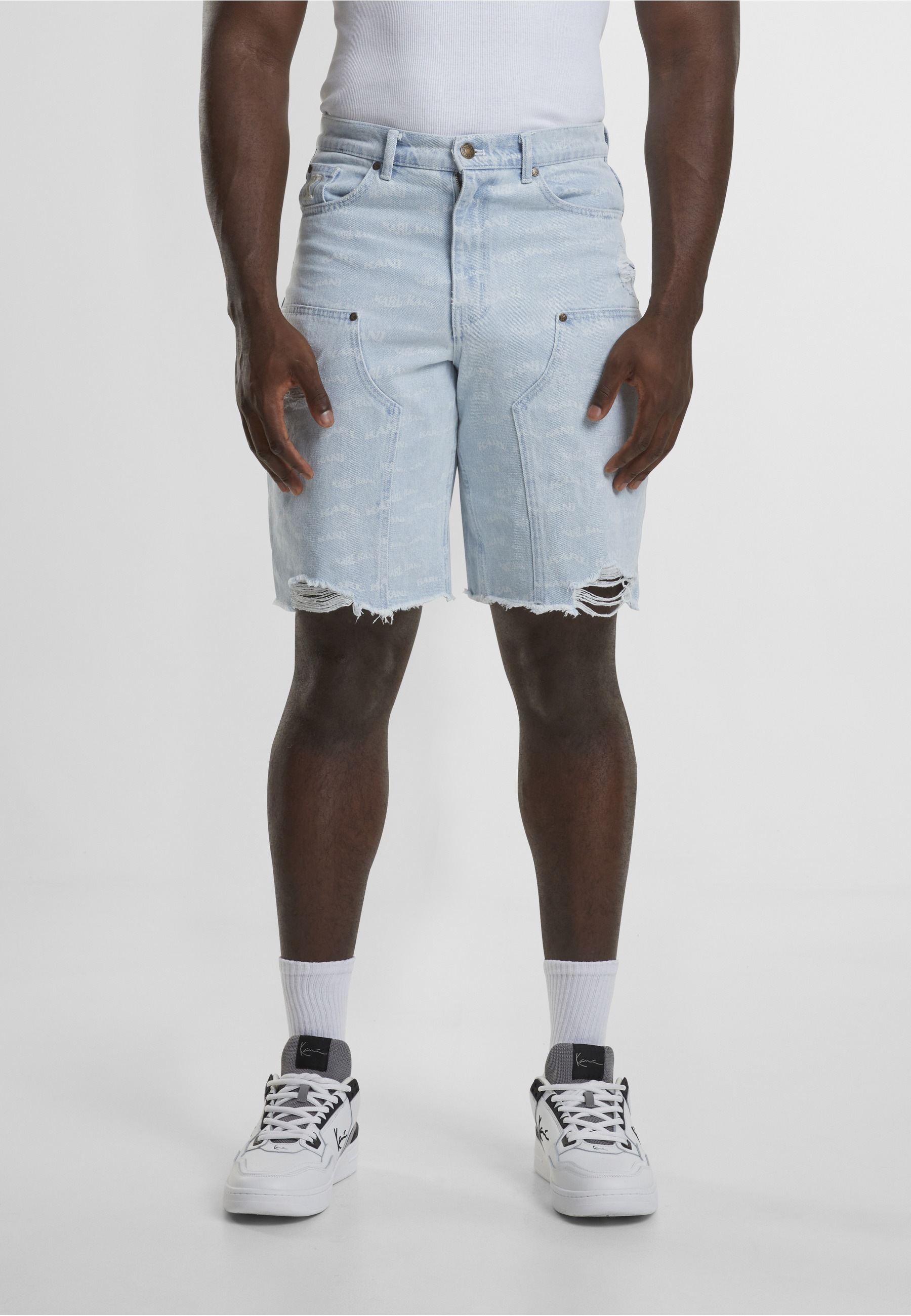 Karl Kani Shorts »Karl Kani Herren Karl Kani Og Heavy Distressed Wavy Print«