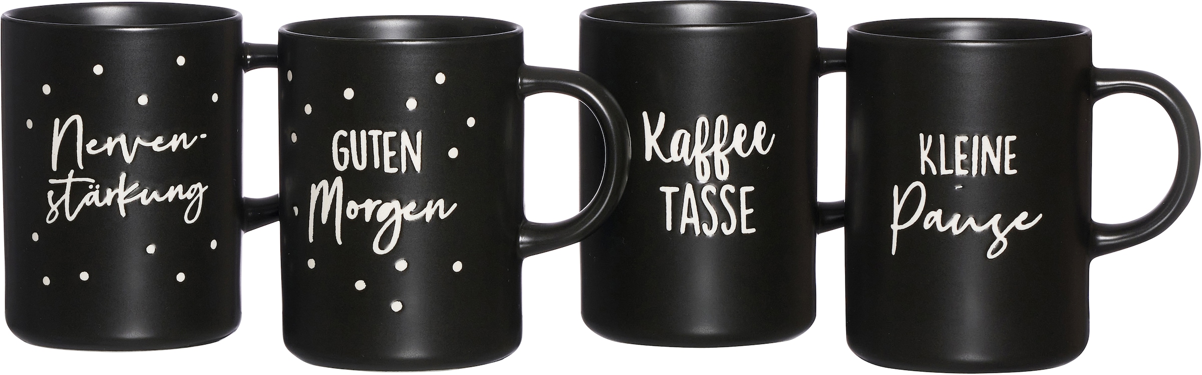 Ritzenhoff & Breker Becher "Svart" 330 ml, 4-teilig günstig online kaufen