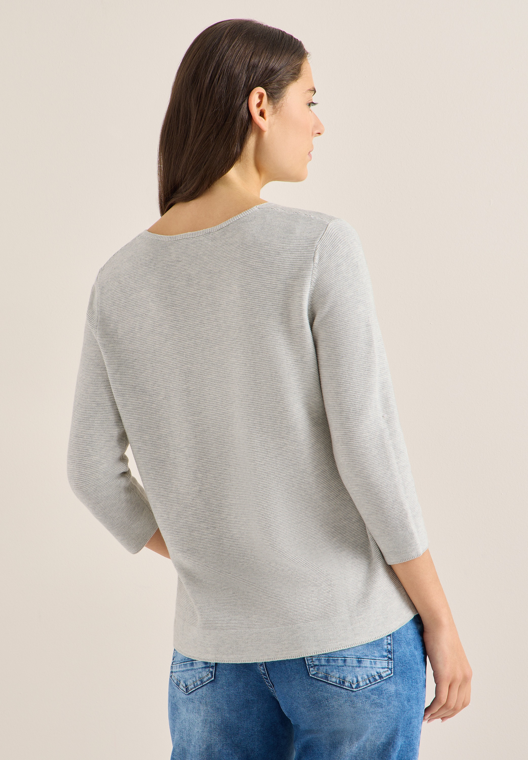 Cecil 3/4 Arm-Pullover im soften Baumwoll-Mix