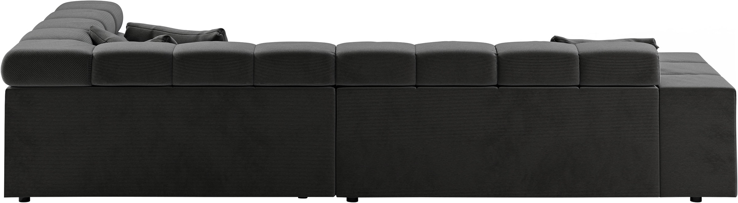 INOSIGN Ecksofa »Ancona incl. Kopfteilverstellung, OTTOs Choice, Breite 319cm, L-Form«, wahlweise motorische Sitztiefenverstellung, auch in Cord + Easy Care