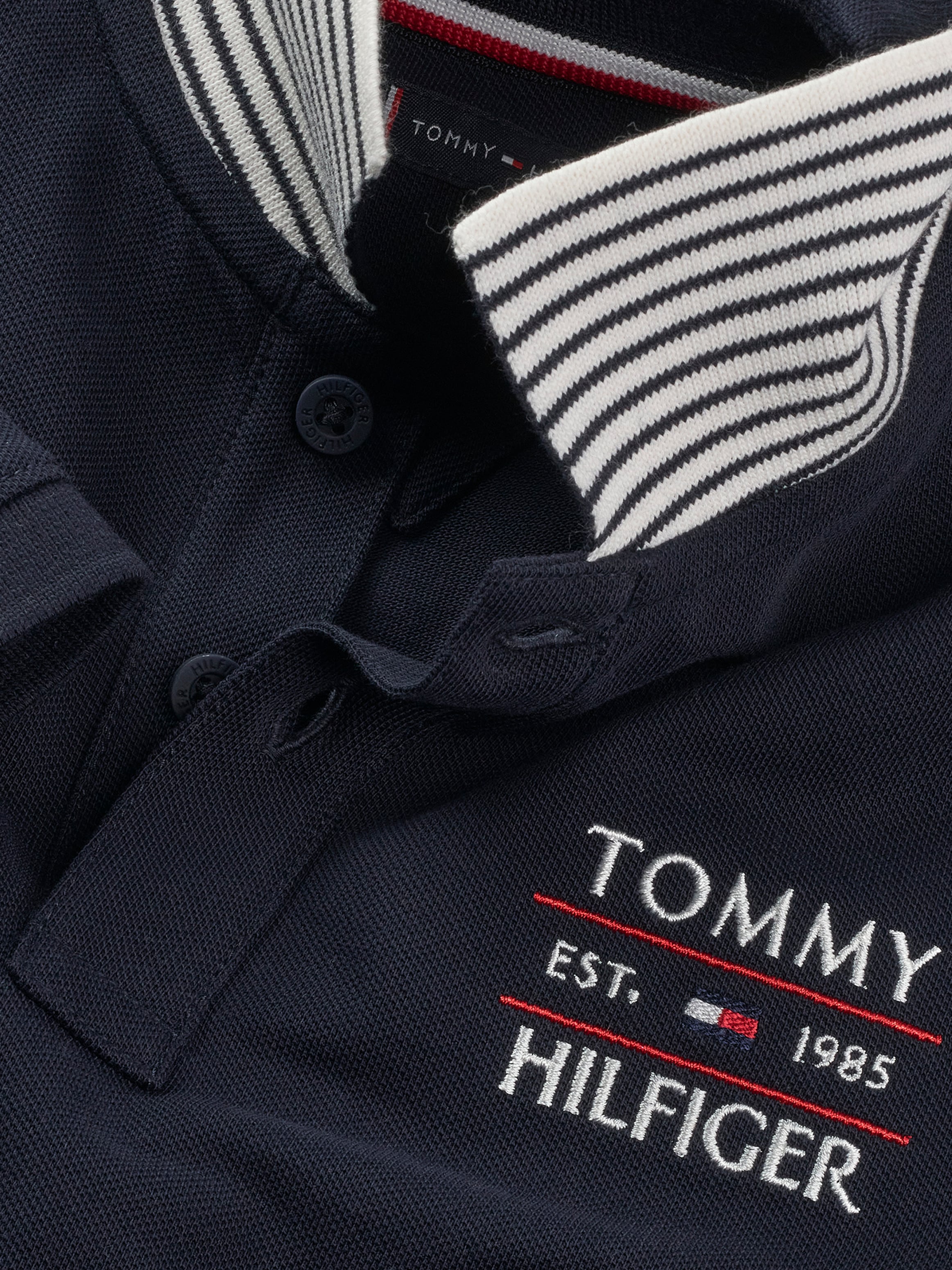Tommy Hilfiger Poloshirt »TOMMY FLAG HILFIGER POLO REG SS«, mit Logo-Stickerei