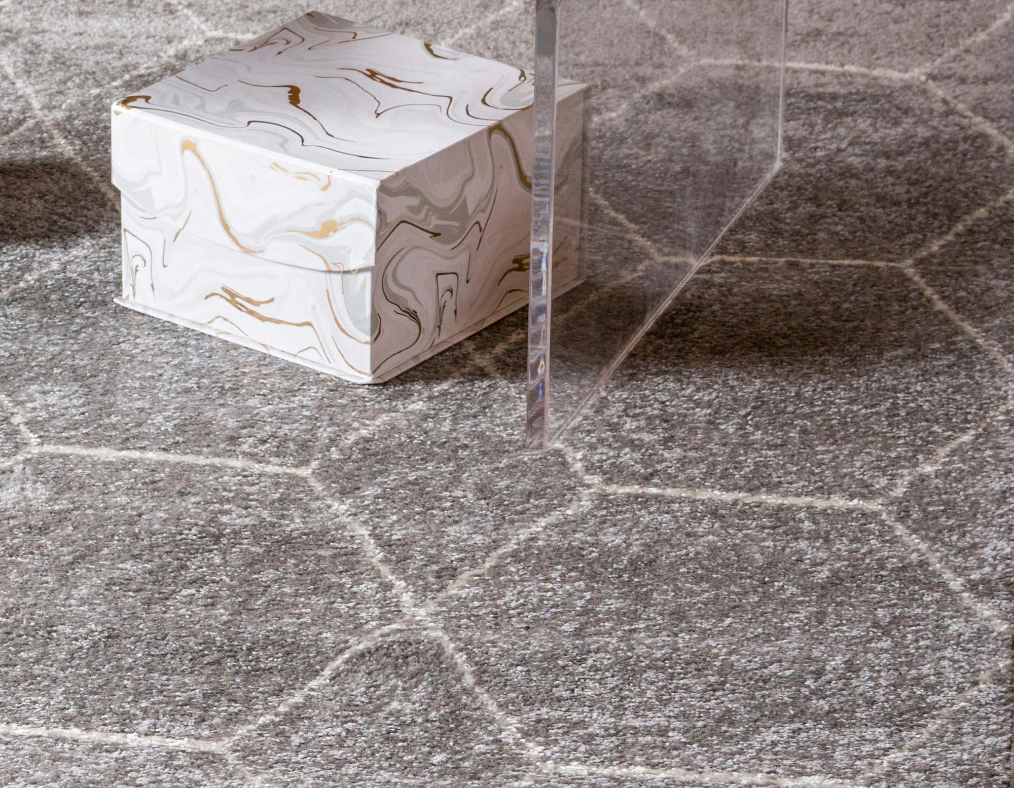 Myflair Möbel & Accessoires Teppich »Crosses Frieze Lagerräumung«, rechteckig, 8 mm Höhe, Kurzflor, gewebt, modernes Design, ideal im Wohnzimmer & Schlafzimmer