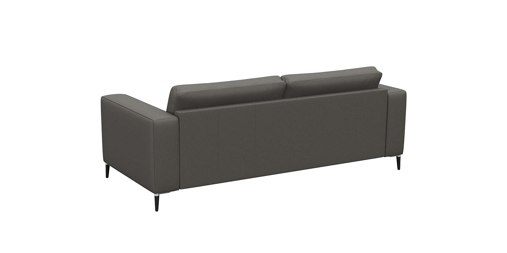 FLEXLUX 2,5-Sitzer »Fiore, superbequemer Sitzkomfort durch Kaltschaum im Sitz«, breite Armlehnen, Füße Alu+schwarz