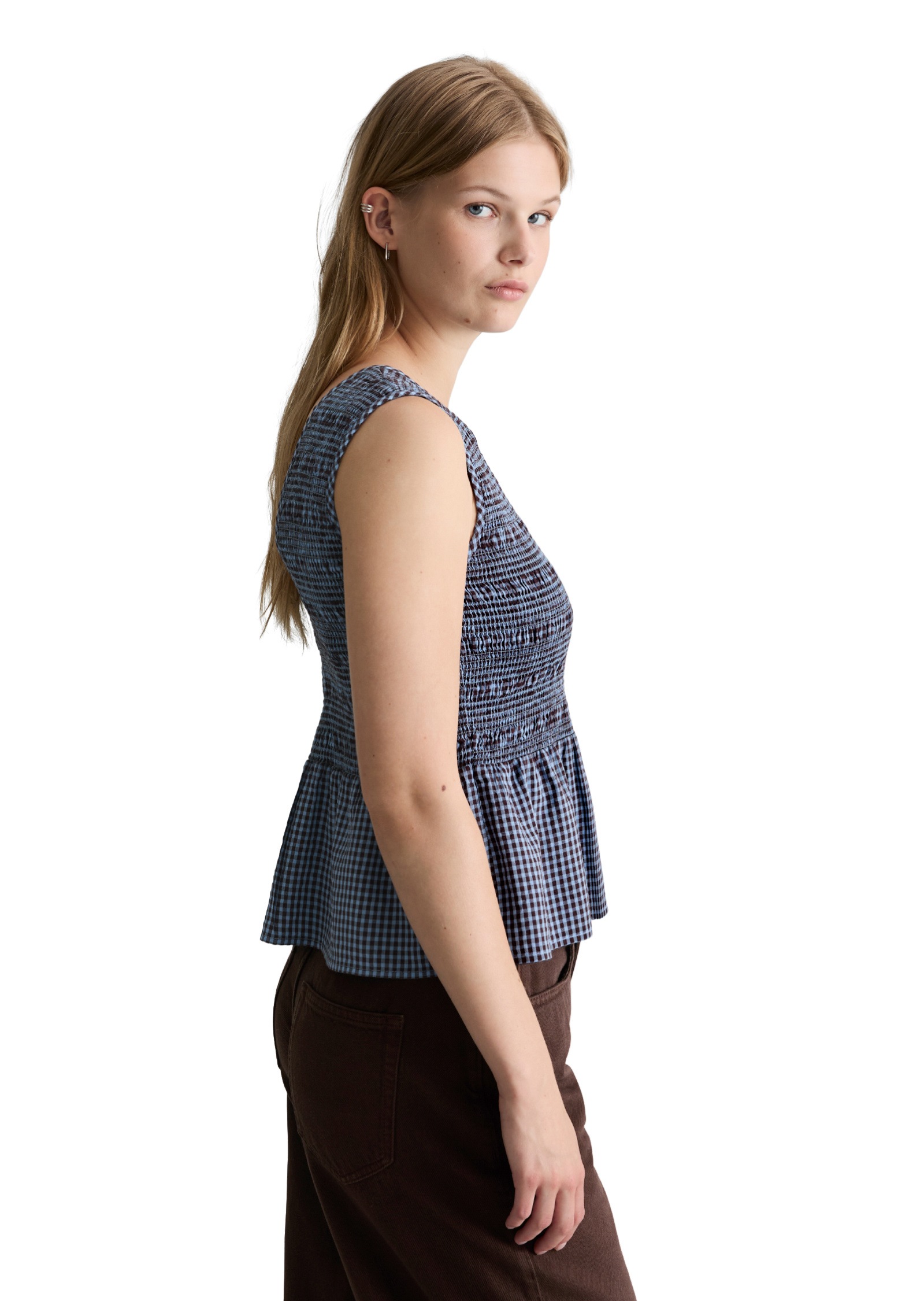 Marc O'Polo DENIM Blusentop »aus Baumwolle-Mix«