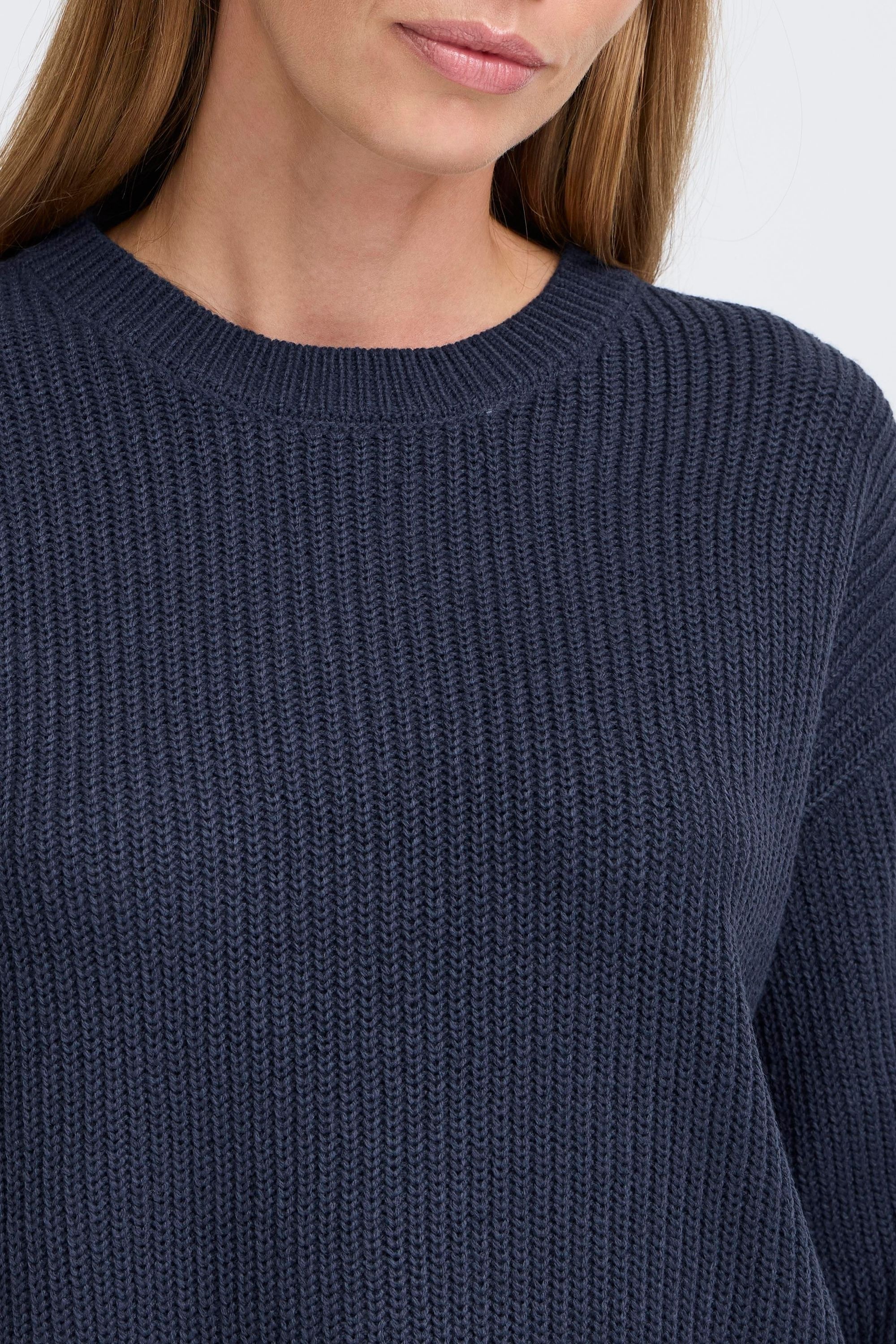 OXMO Strickfleece-Pullover »Strickpullover OXFKIMNI«