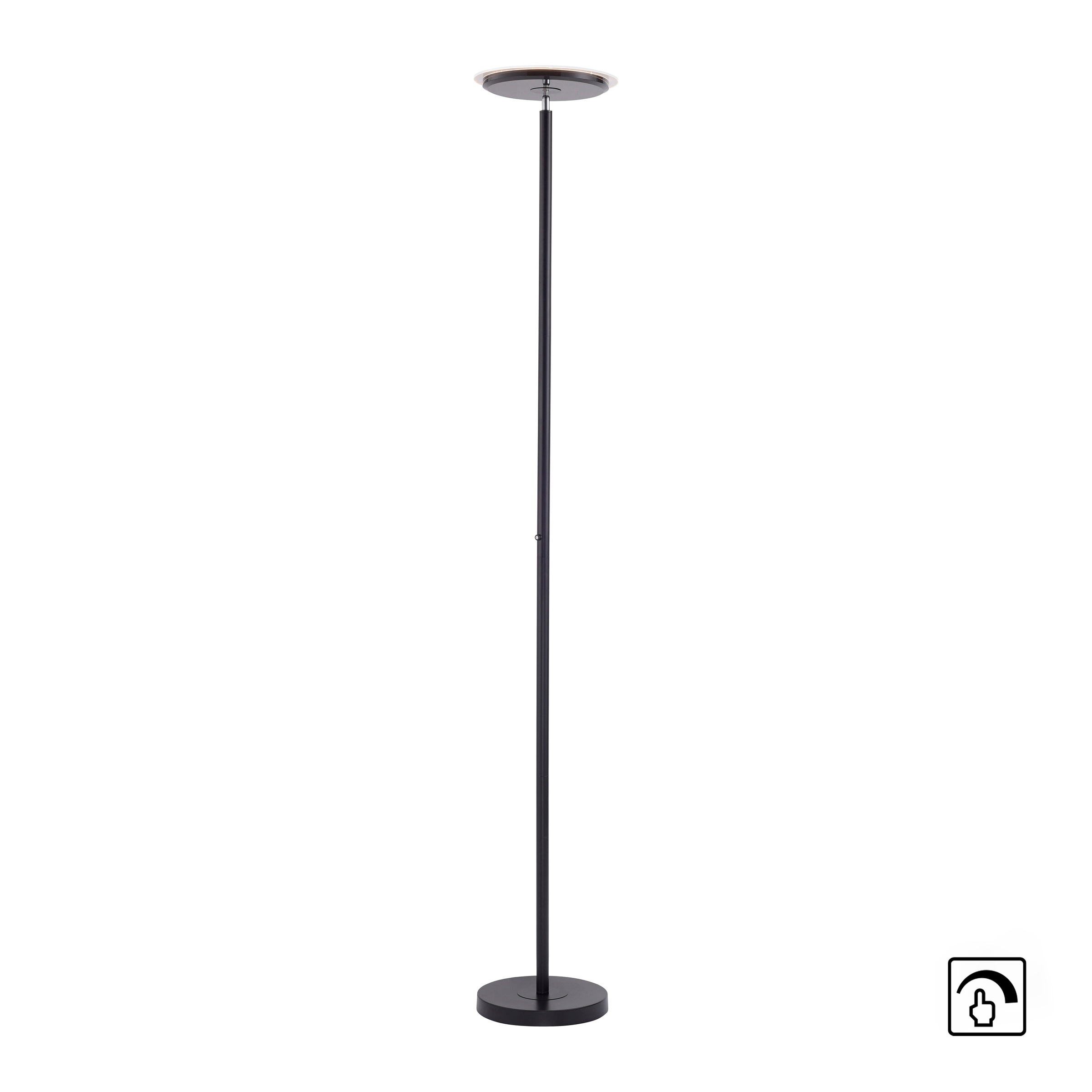 JUST LIGHT Stehlampe »HANS«, 1 flammig, Leuchtmittel LED-Board | LED fest integriert, LED, dimmbar über Touchdimmer