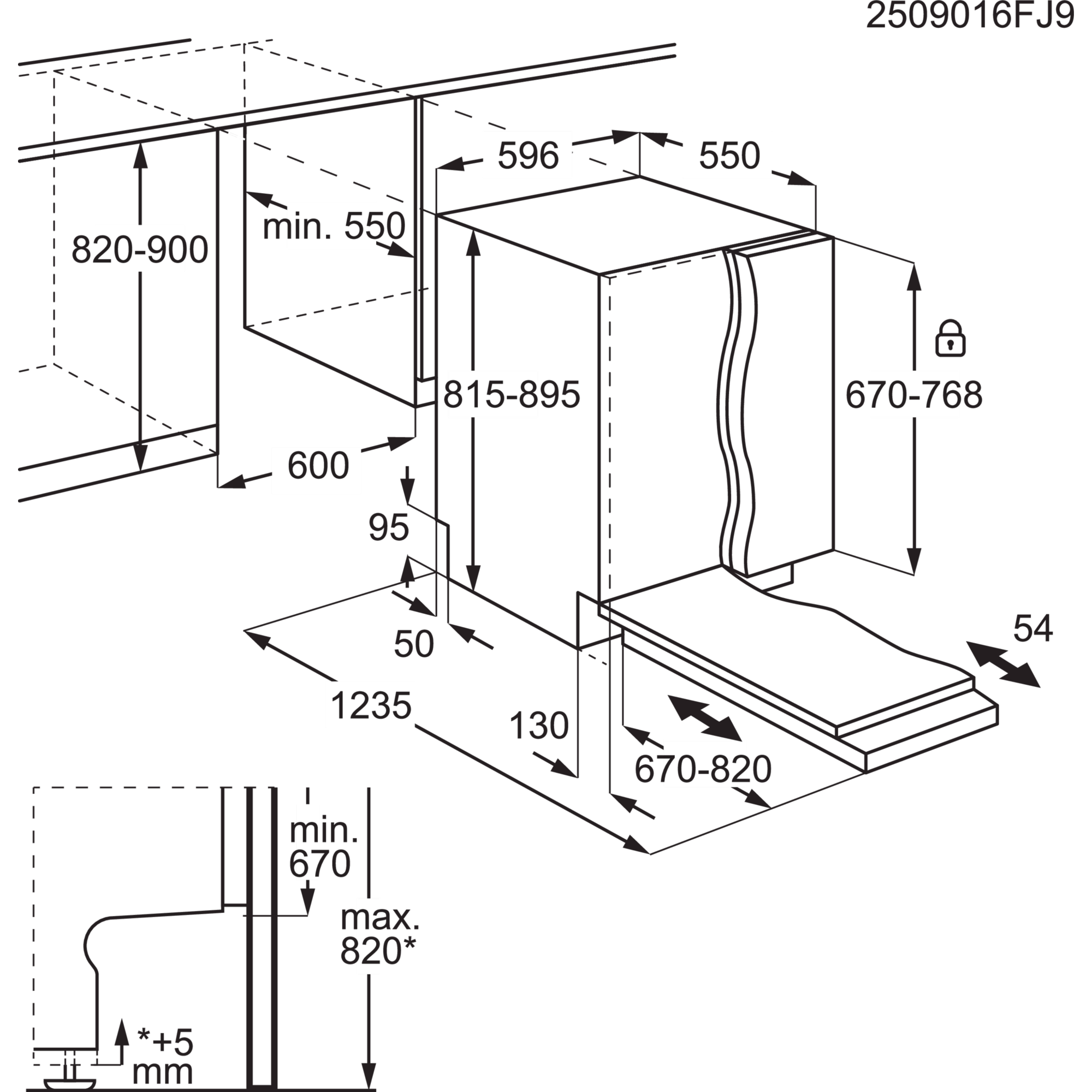 AEG vollintegrierbarer Geschirrspüler 7000 »GI7200A1SC«