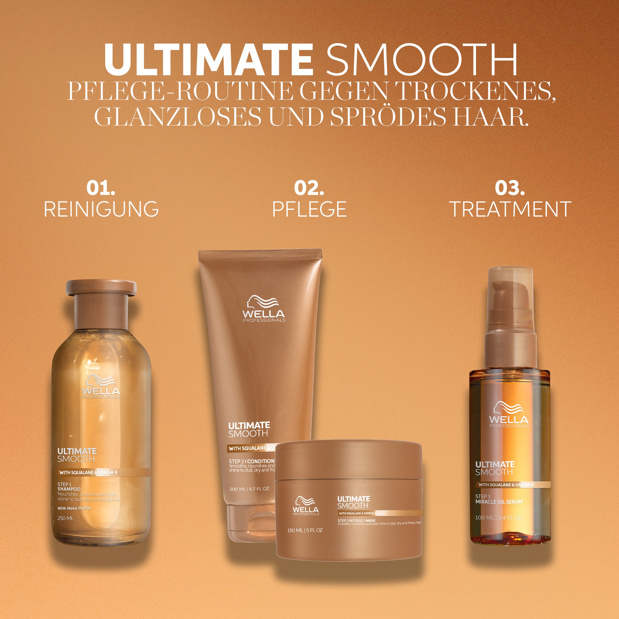 Wella Professionals Haarspülung »Ultimate Smooth Conditioner« ultimativer Glanz, sorgt für weiches Haar, pflegend
