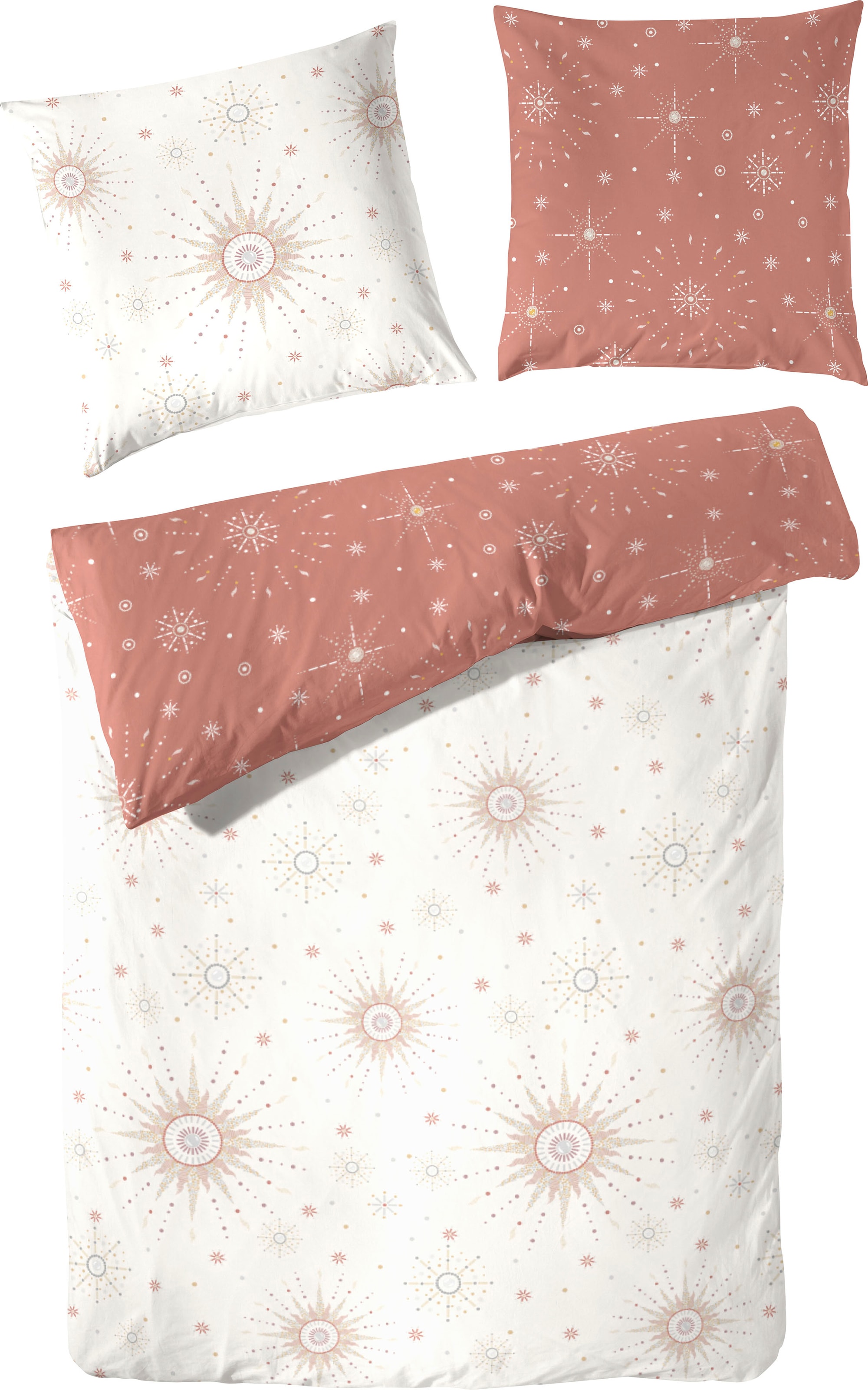 Primera Bettwäsche "Mako-Satin-Bettwäsche Milky Way" 2 Stk. tlg. Mit dem Tr günstig online kaufen