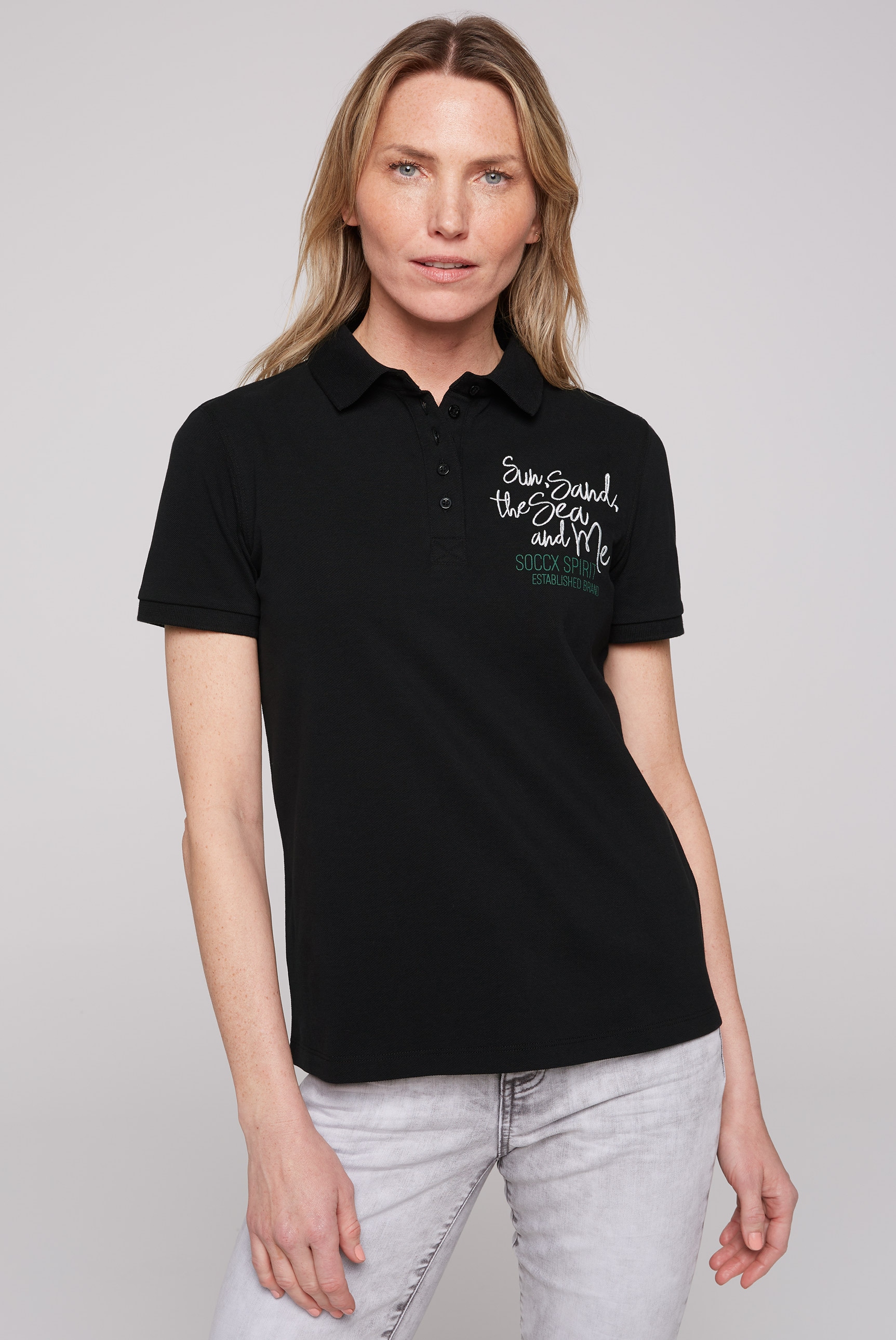 SOCCX Poloshirt, aus Baumwolle günstig online kaufen