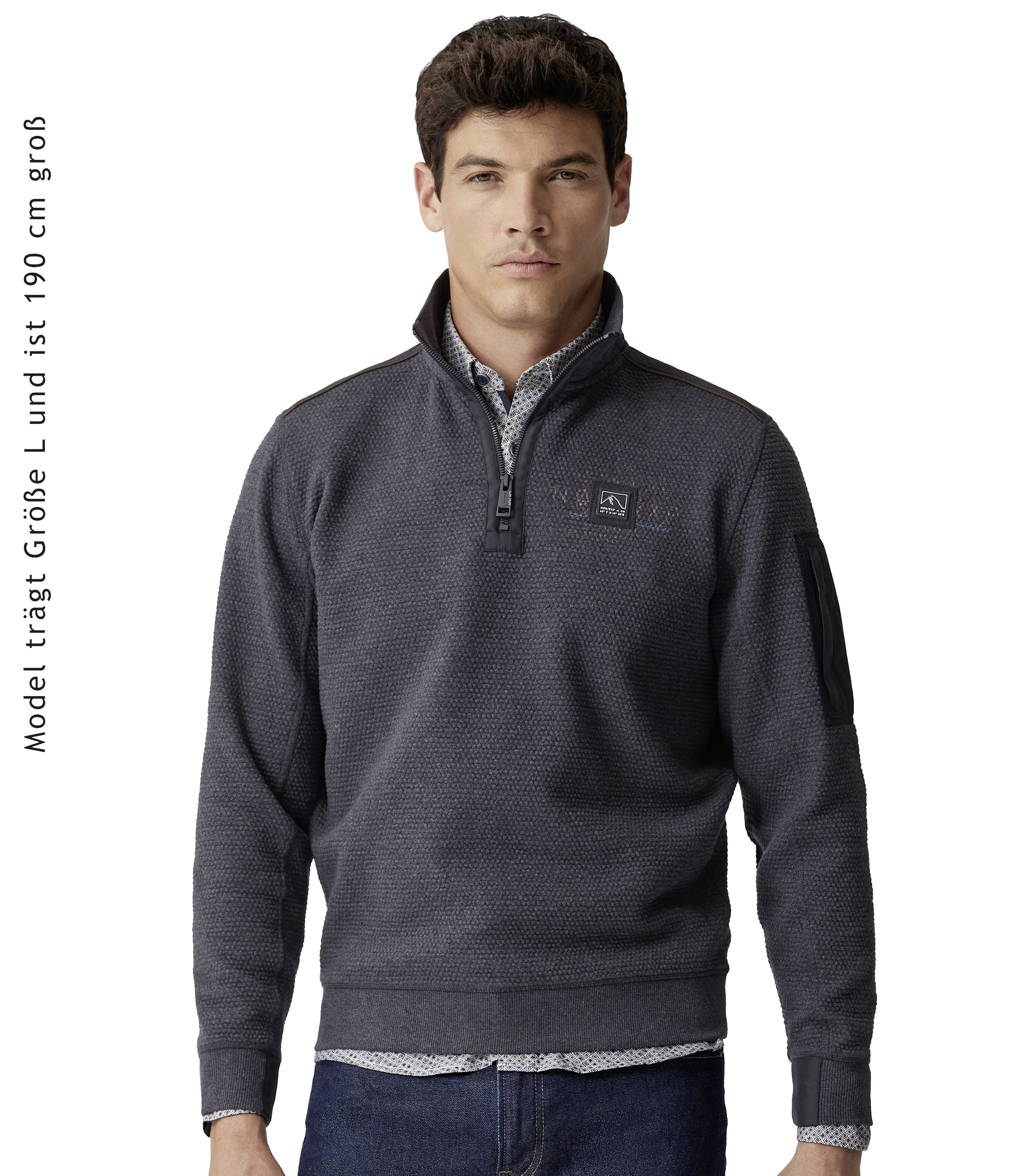 CASAMODA Sweatshirt "CASAMODA Sweatshirt uni" günstig online kaufen