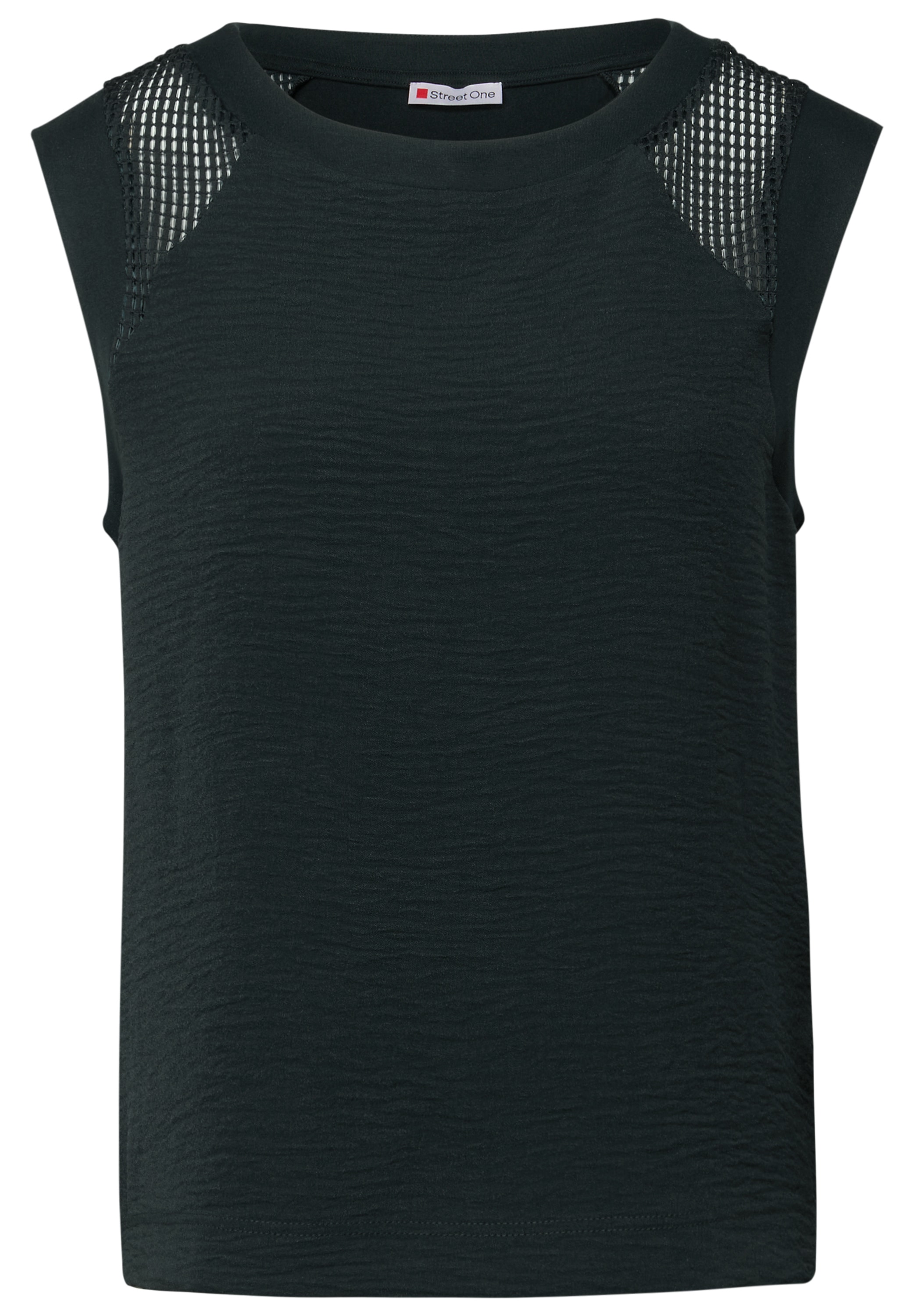 STREET ONE T-Shirt, aus softem Materialmix