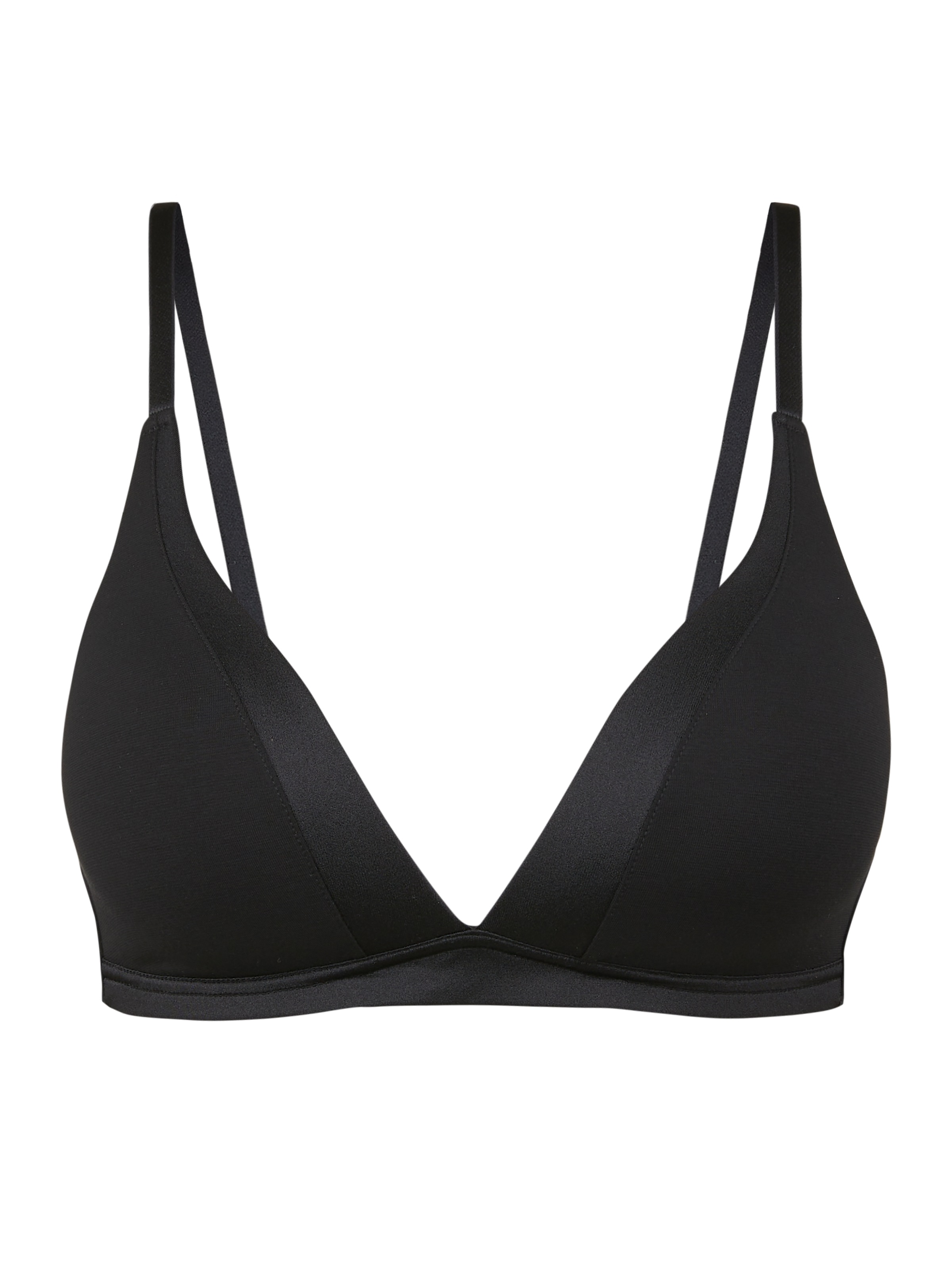 CALIDA Triangel-BH »Cate«, Satinblende, ohne Bügel, Single-Jersey Qualität, elastisch, weich