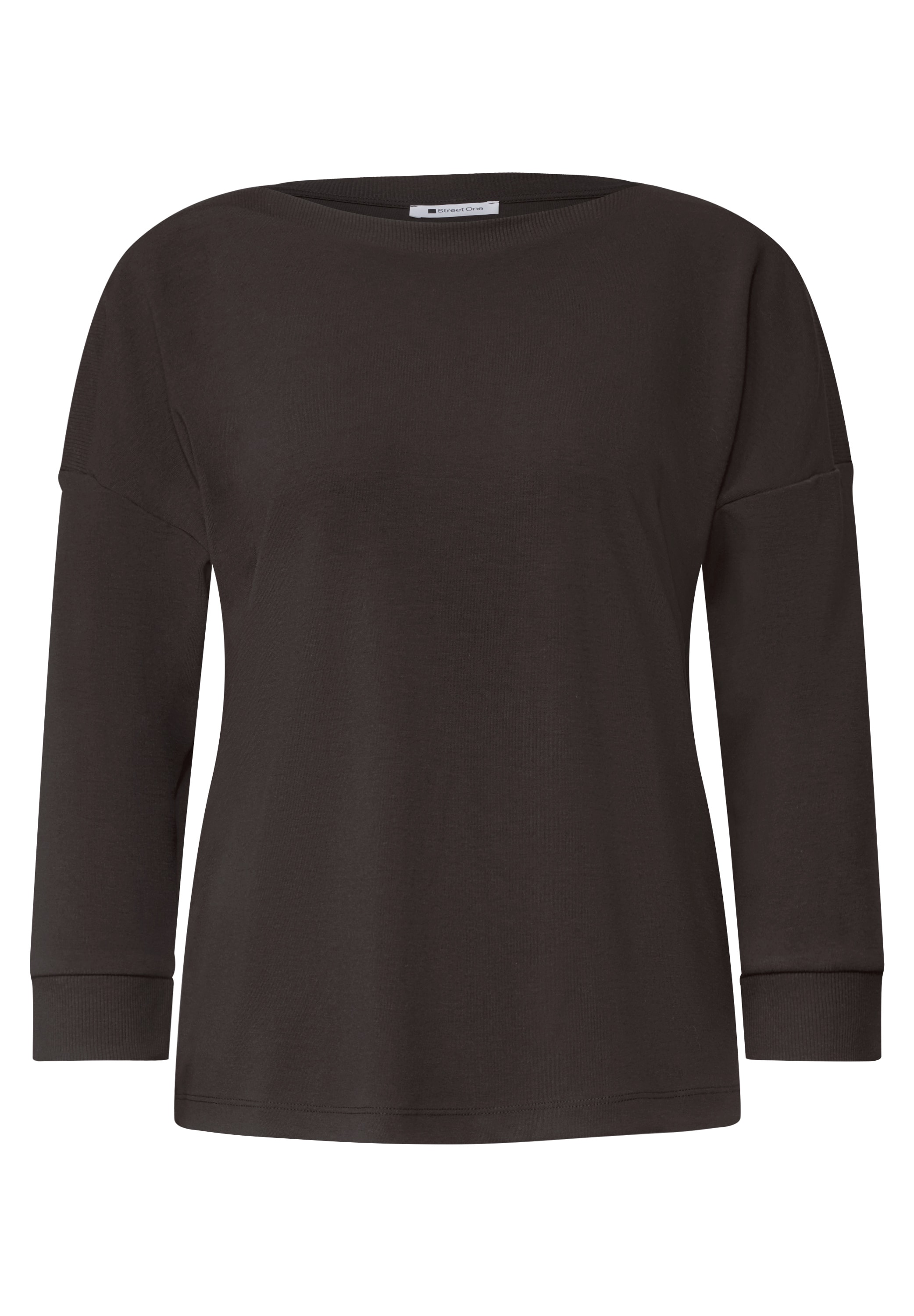 STREET ONE 3/4-Arm-Shirt mit U-Boot-Ausschnitt