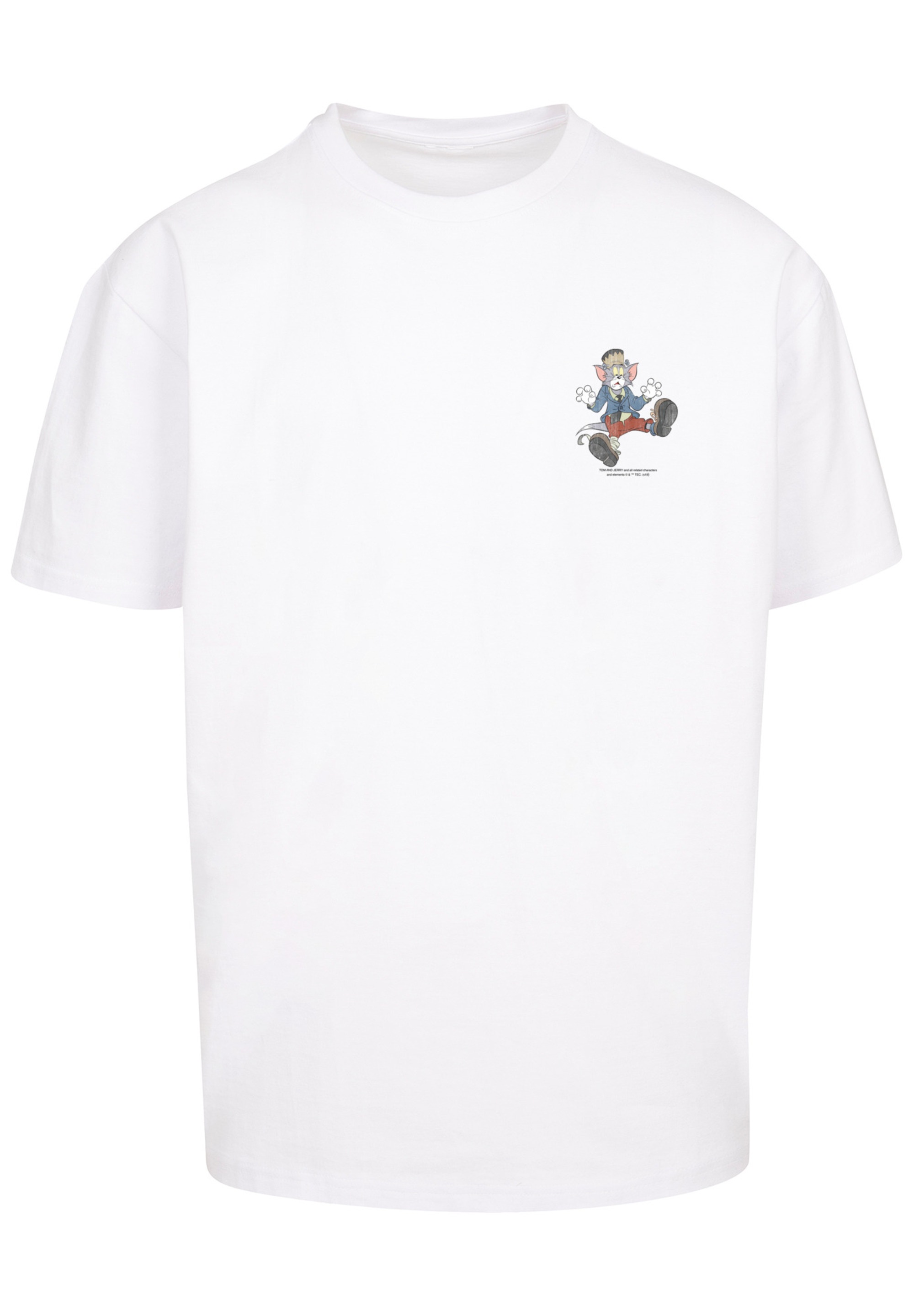 F4NT4STIC T-Shirt »Tom And Jerry Pocket Frankenstein Tom«, Print