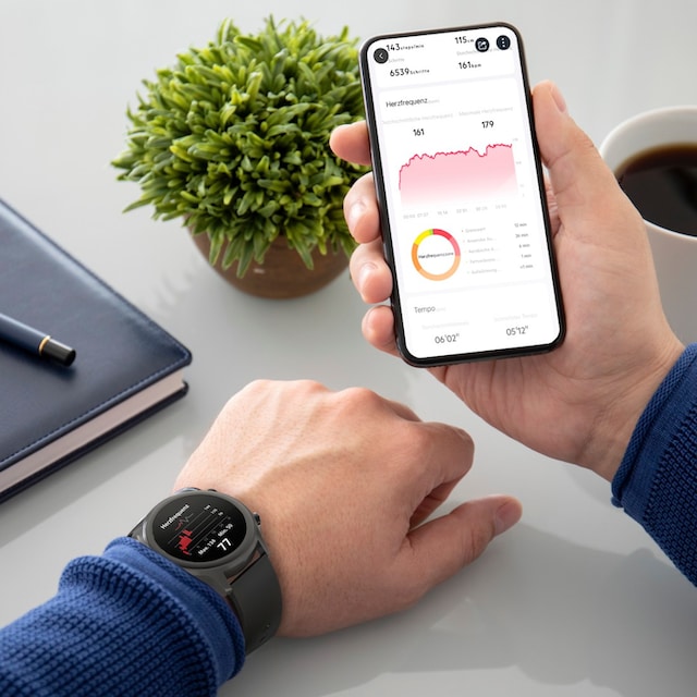 Hama Smartwatch »Smartwatch 6910 Herren Sportuhr mit GPS, Fitnesstracker  mit Blutdruck« | BAUR