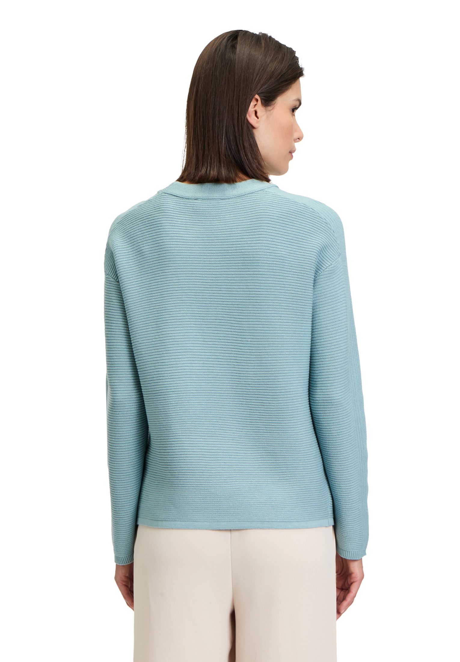 Betty Barclay Strickpullover »Betty Barclay Damen Strickpullover unifarben«, (1 tlg.), Bindeband