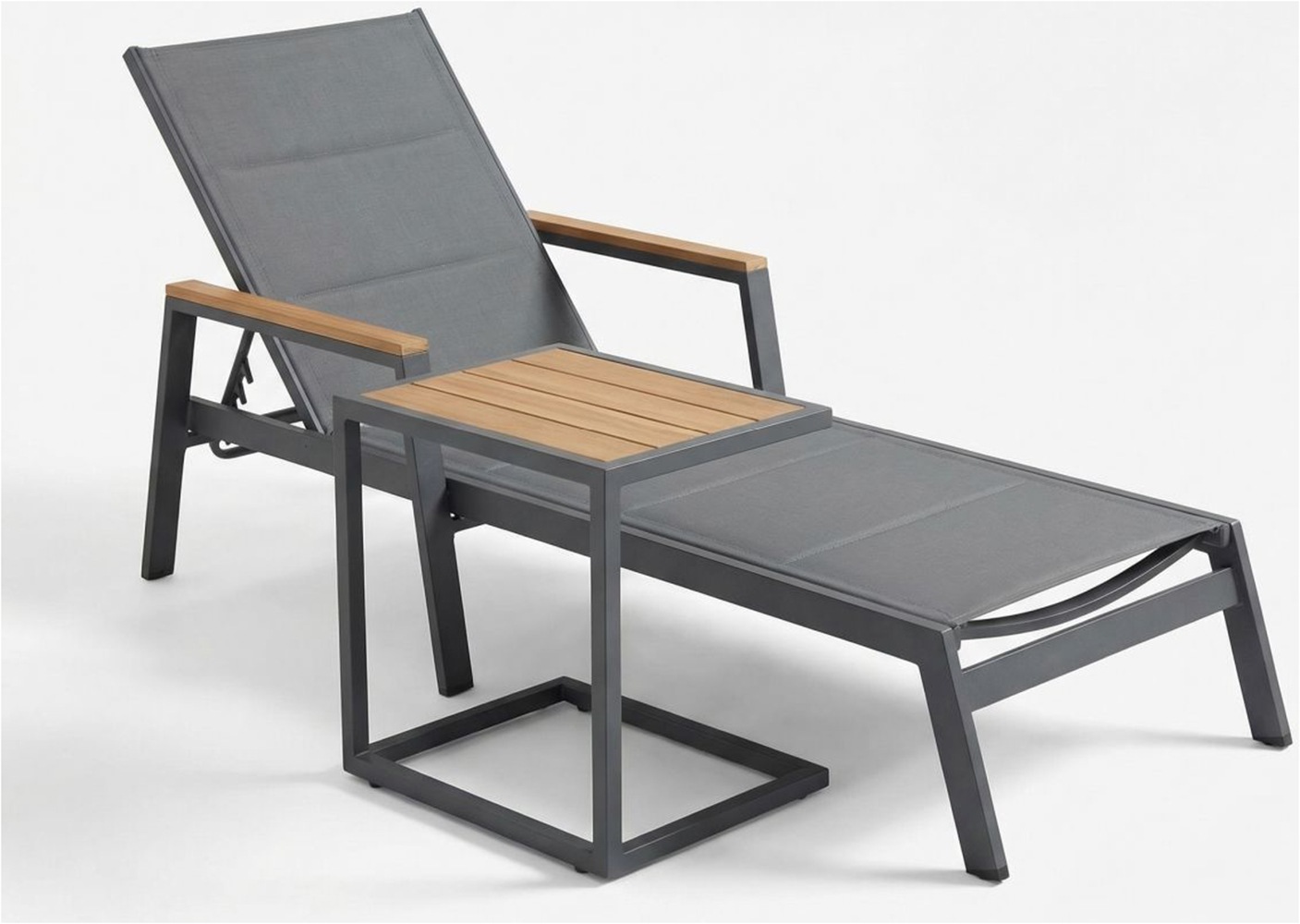 Ambiente Haus Gartenlounge-Sessel »Premium Alumiium Gartenliege« 1 Stk. tlg.