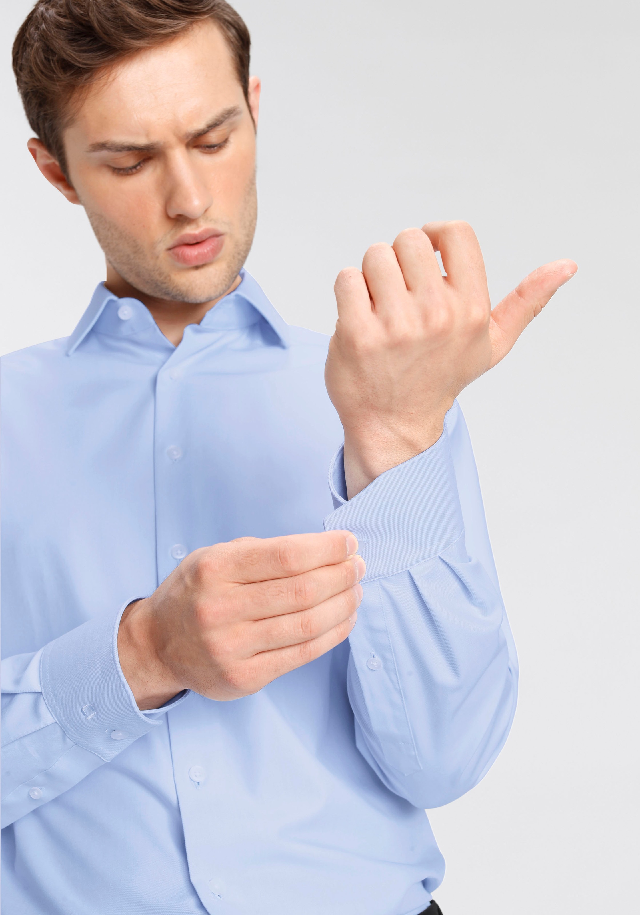 OLYMP Businesshemd »Luxor 24/Seven modern fit« Comfort Stretch