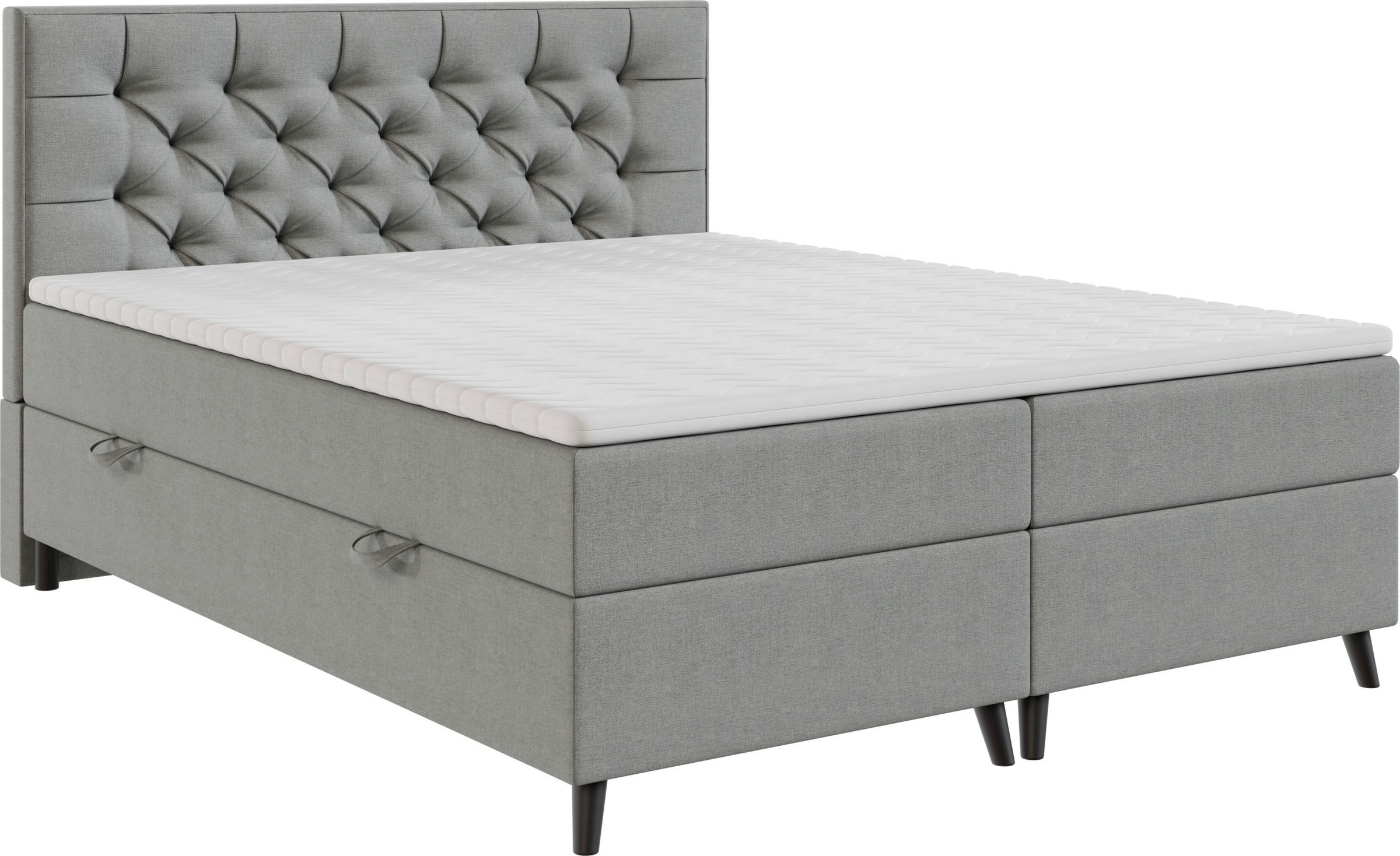 FORTE Boxbett »CABO erhältlich in den Breiten 140cm, 160cm & 180cm, inkl. Bettkasten« erhältlich in verschiedenen Farben