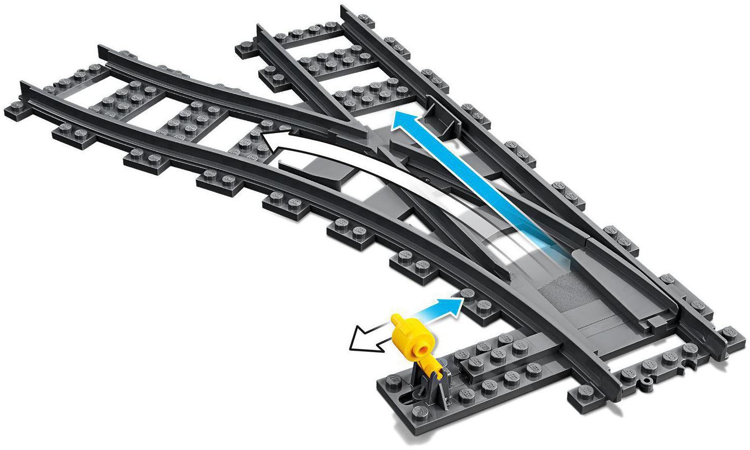 LEGO® Konstruktionsspielsteine »Switch Tracks (60238), LEGO® City«, (6 St.), Made in Europe