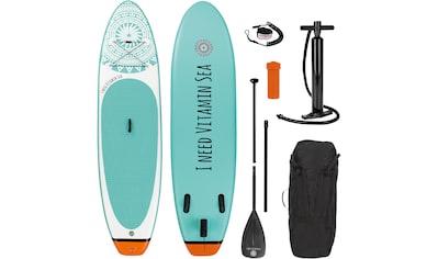 Inflatable SUP-Board »MAXXMEE Stand-Up Paddle-Board 2020 weiß/blau«, (Spar-Set, 7...