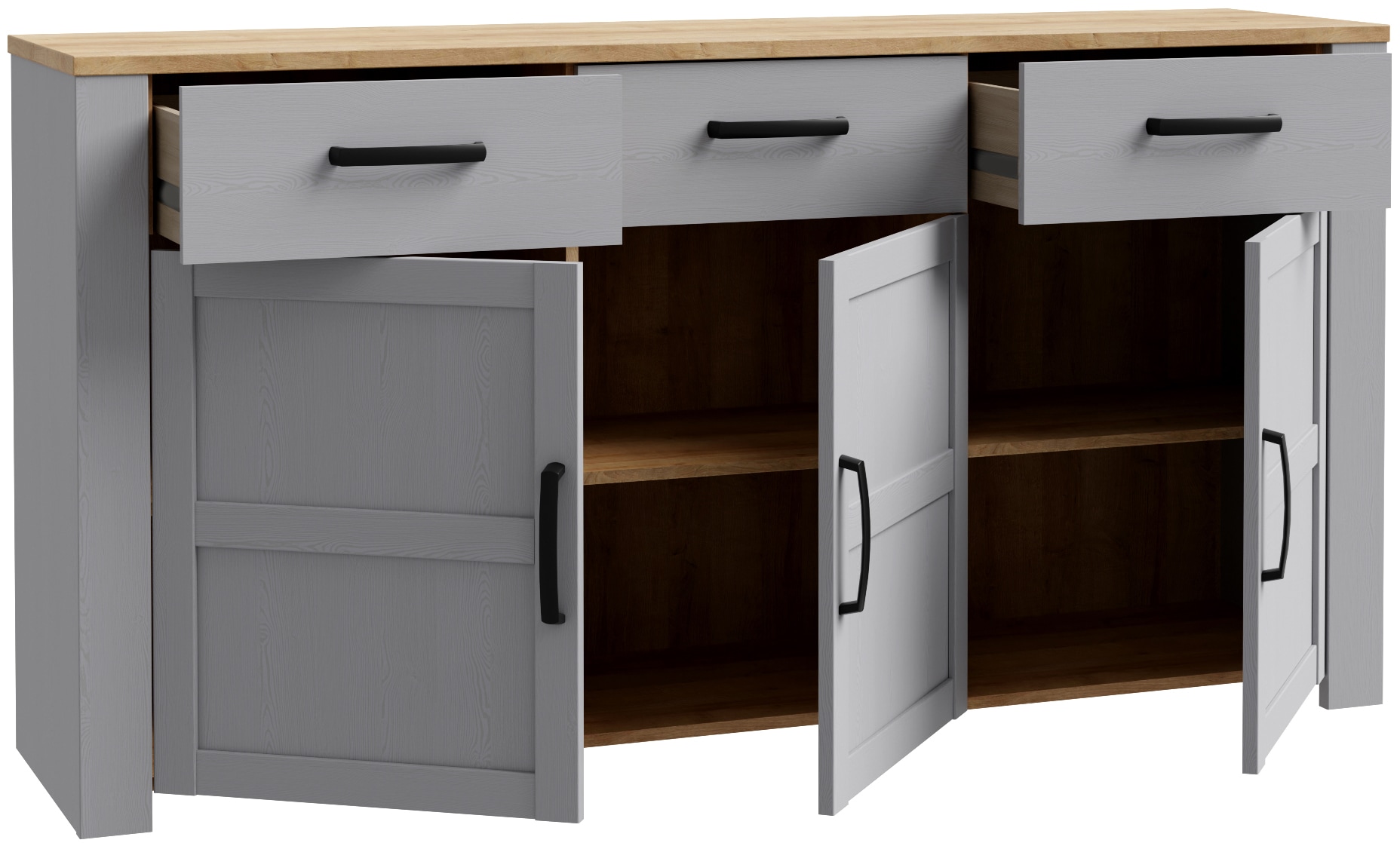 FORTE Sideboard »Bohol«, Breite 166 cm