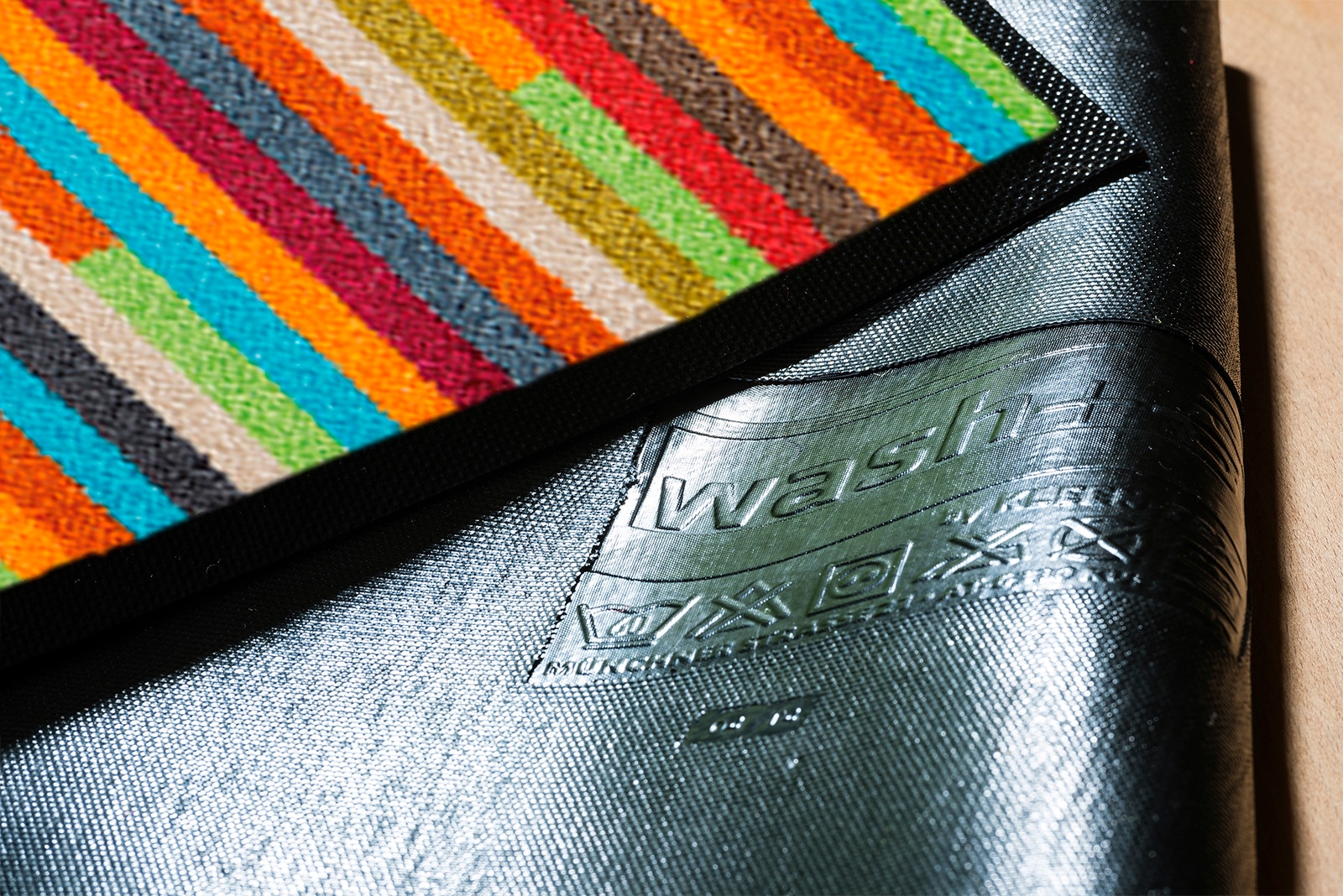 wash+dry by Kleen-Tex Fußmatte »Mikado Stripes« rechteckig 7 mm Höhe Schmutzfangläufer, modernes Streifen Design, rutschhemmend, waschbar