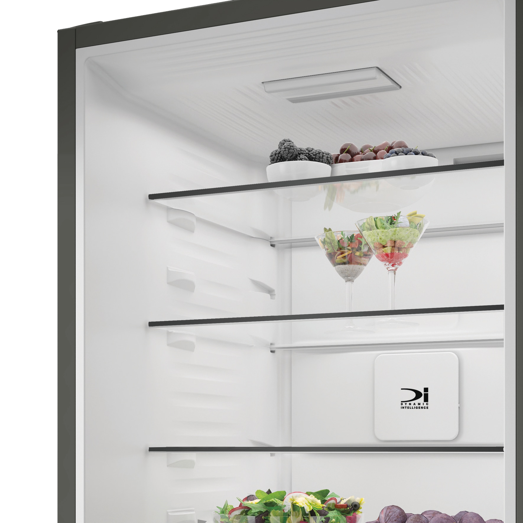 BAUKNECHT Kühl-/Gefrierkombination »KGN ECO 201AM IN« 203,5 cm hoch 59,5 cm breit FreshShield