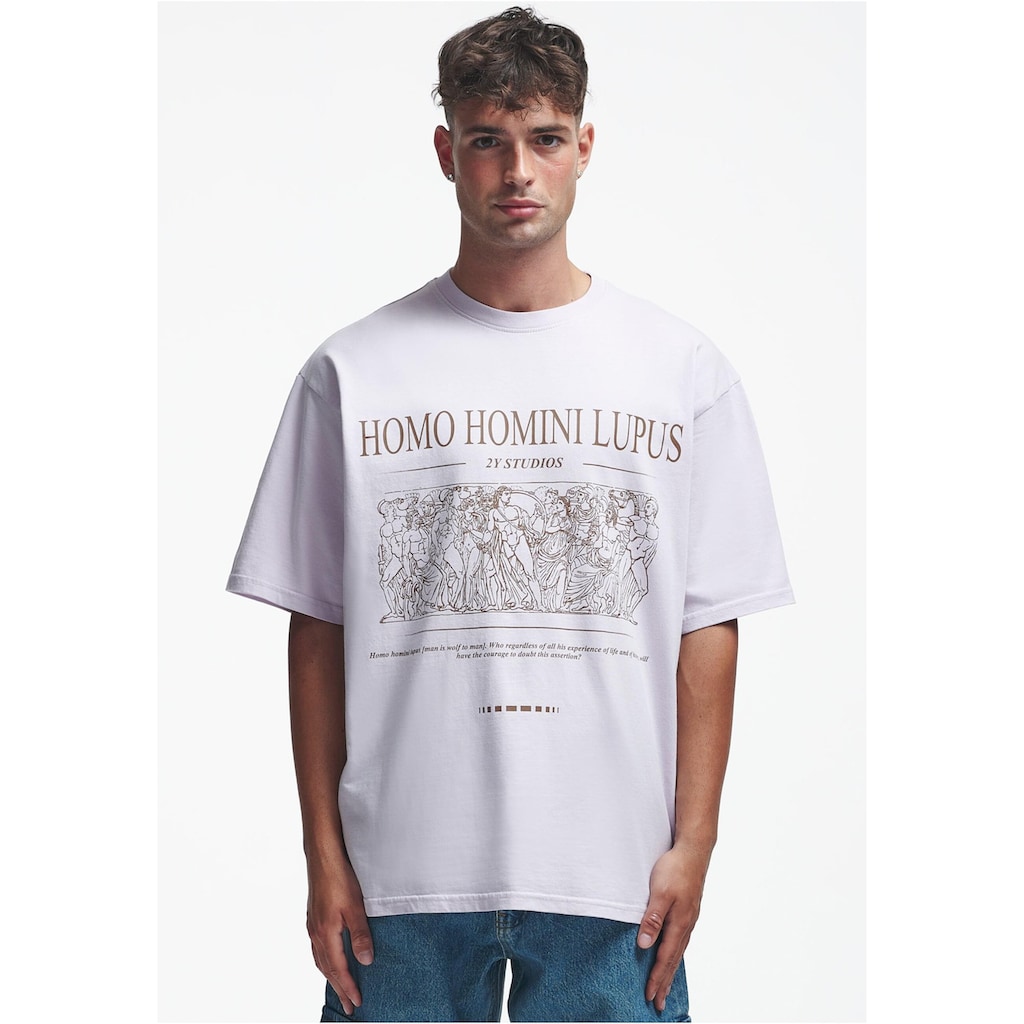 2Y Studios T-Shirt »2Y Studios Herren 2Y Homini Oversize Tee«, (1 tlg.)