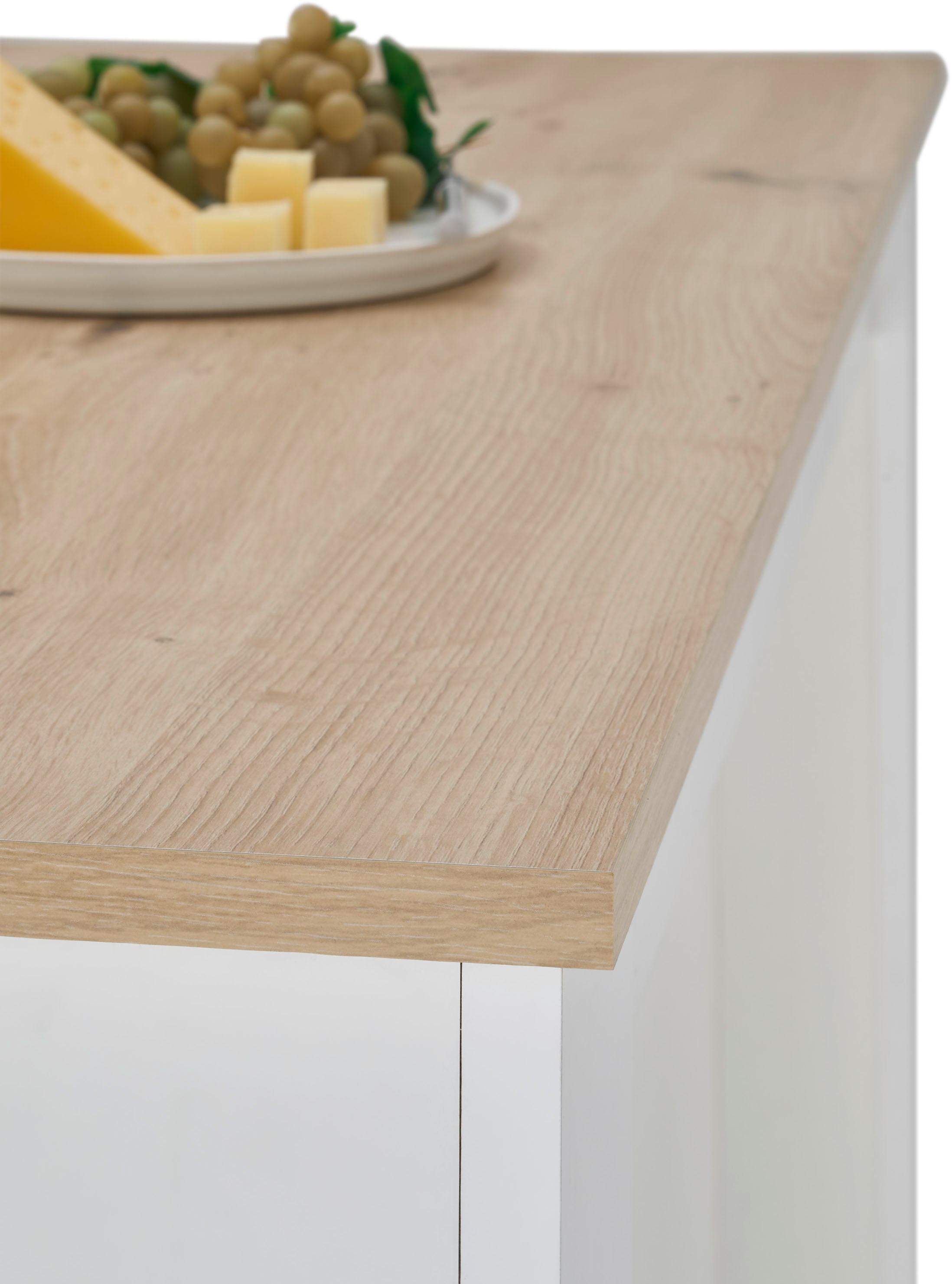 Stolkom Bartisch »Modesto Küchentisch, Bistrotisch, Stehtisch Küche, BxHxT 115x103x50 cm«, Grozügige Fläche, Stabiler Halt, Tischplatte melaminbeschichtet