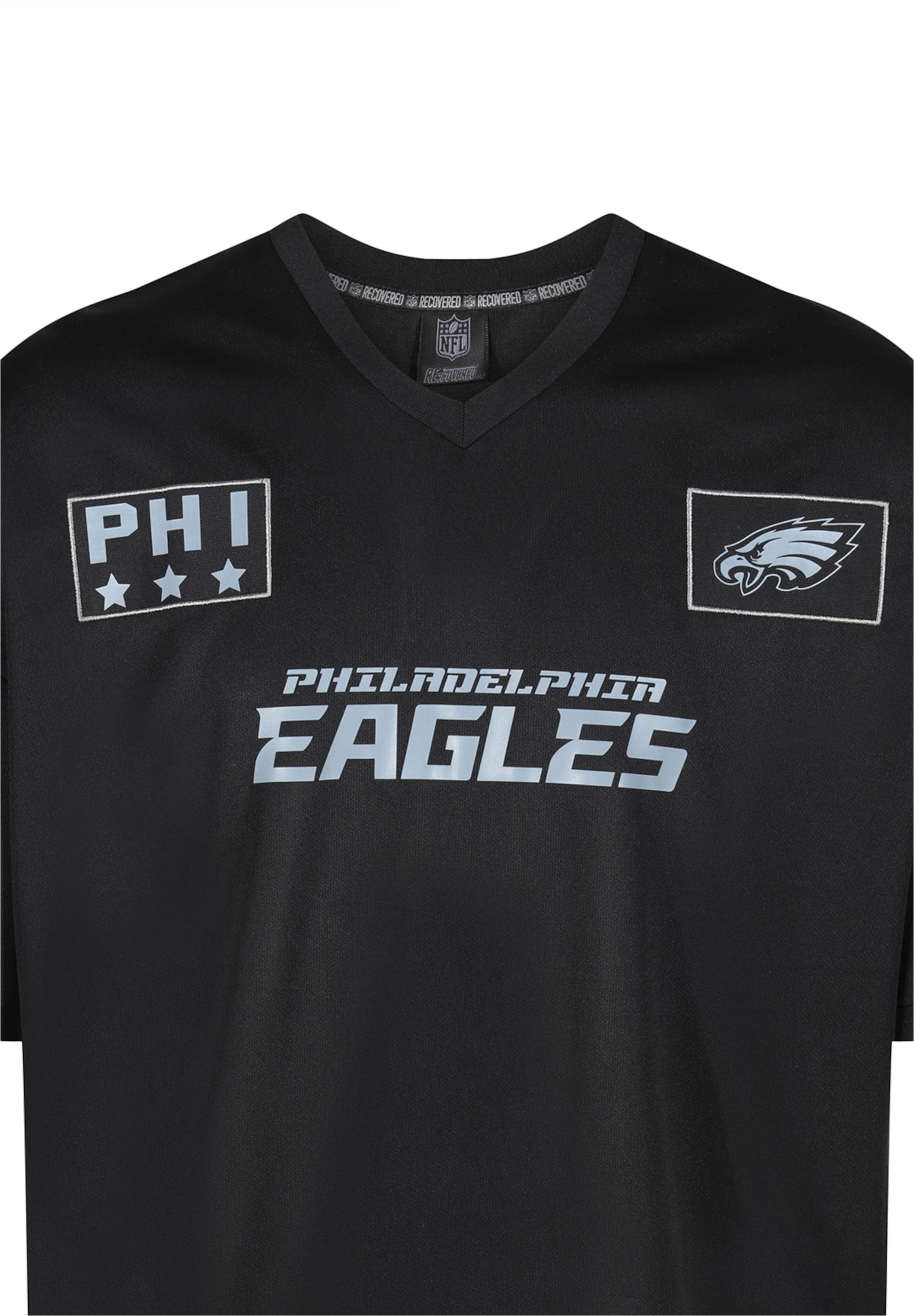 Recovered T-Shirt »NFL Eagles PHI 33 Oversized«, im lockeren Schnitt