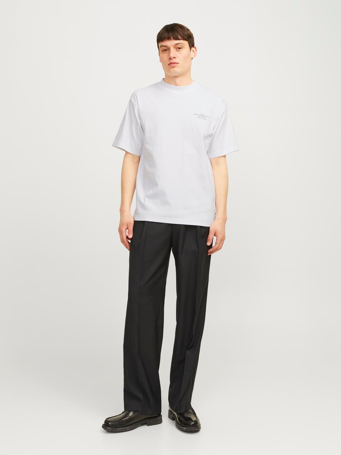 Jack & Jones Rundhalsshirt »JPRBLACHAD BRANDING SS CREW NECK TEE SN«