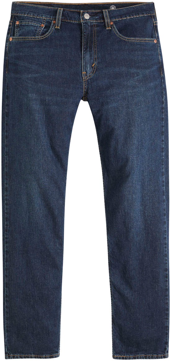 Tapered-fit-Jeans LEVI'S "502 TAPER", Herren, Gr. 33, Länge 34, blau (lake side cool), Denim/Jeans, Obermaterial: 99% Baumwolle, 1% Elasthan, Basic, loose fit knöchellang, Jeans, in elegantem, modernem Stil, Topseller 2
