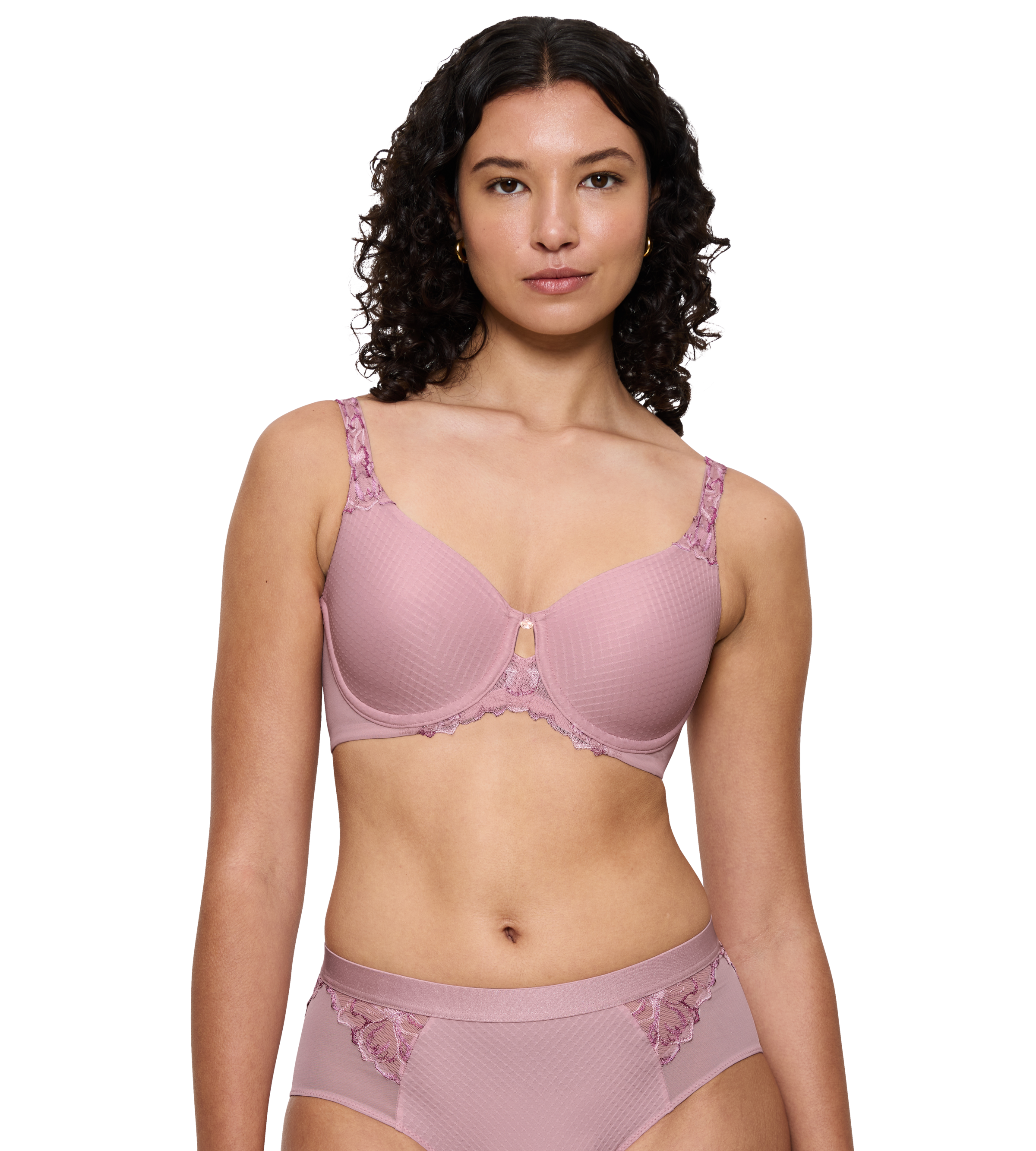 Triumph Minimizer-BH "Wild Azalea Florale" Spitzendetails, Satin-Jacquard, günstig online kaufen