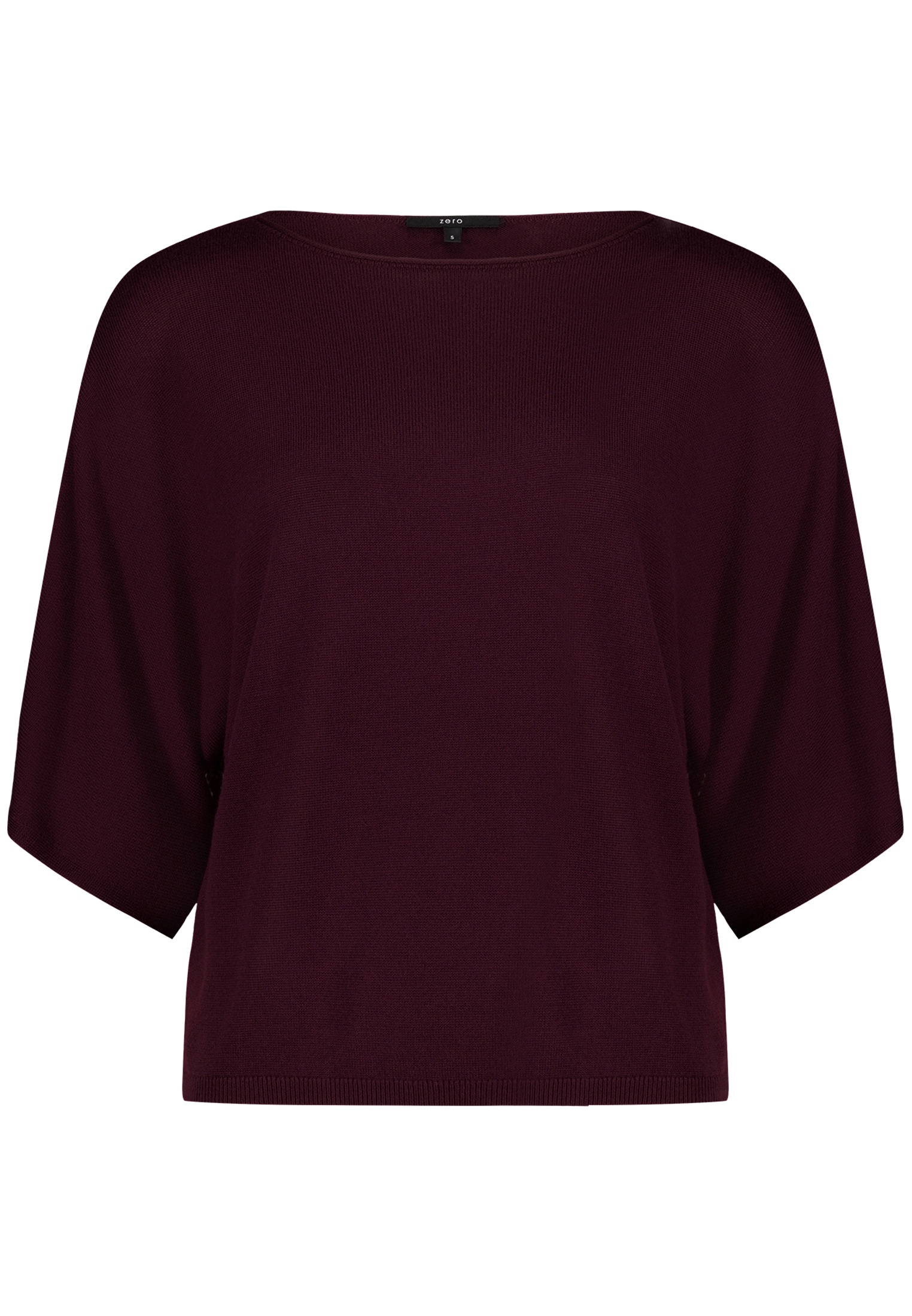 Zero Kurzarmshirt »Damen mit Fledermausärmeln« 1 Plain/ ohne Details