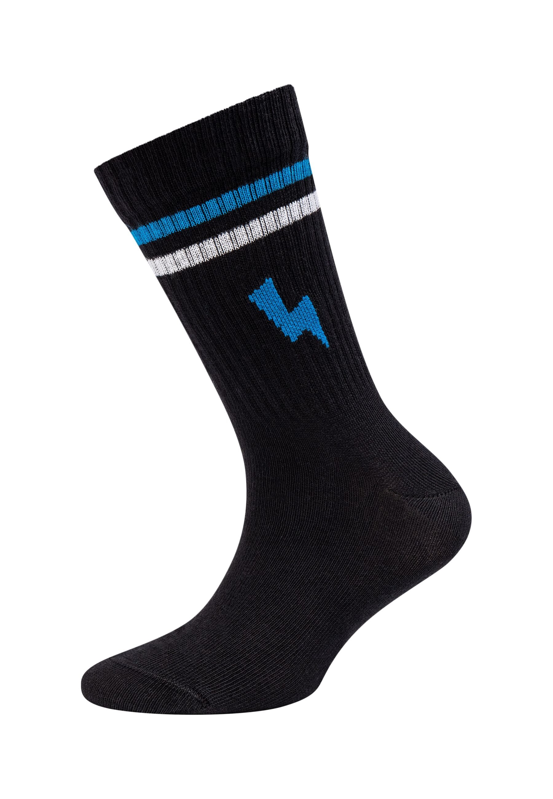 Camano Socken »Kindersocken ca-soft 8er Pack«, 8er Pack Ohne drückenden Gummibund, Mit OCS zertifizierter Baumwolle