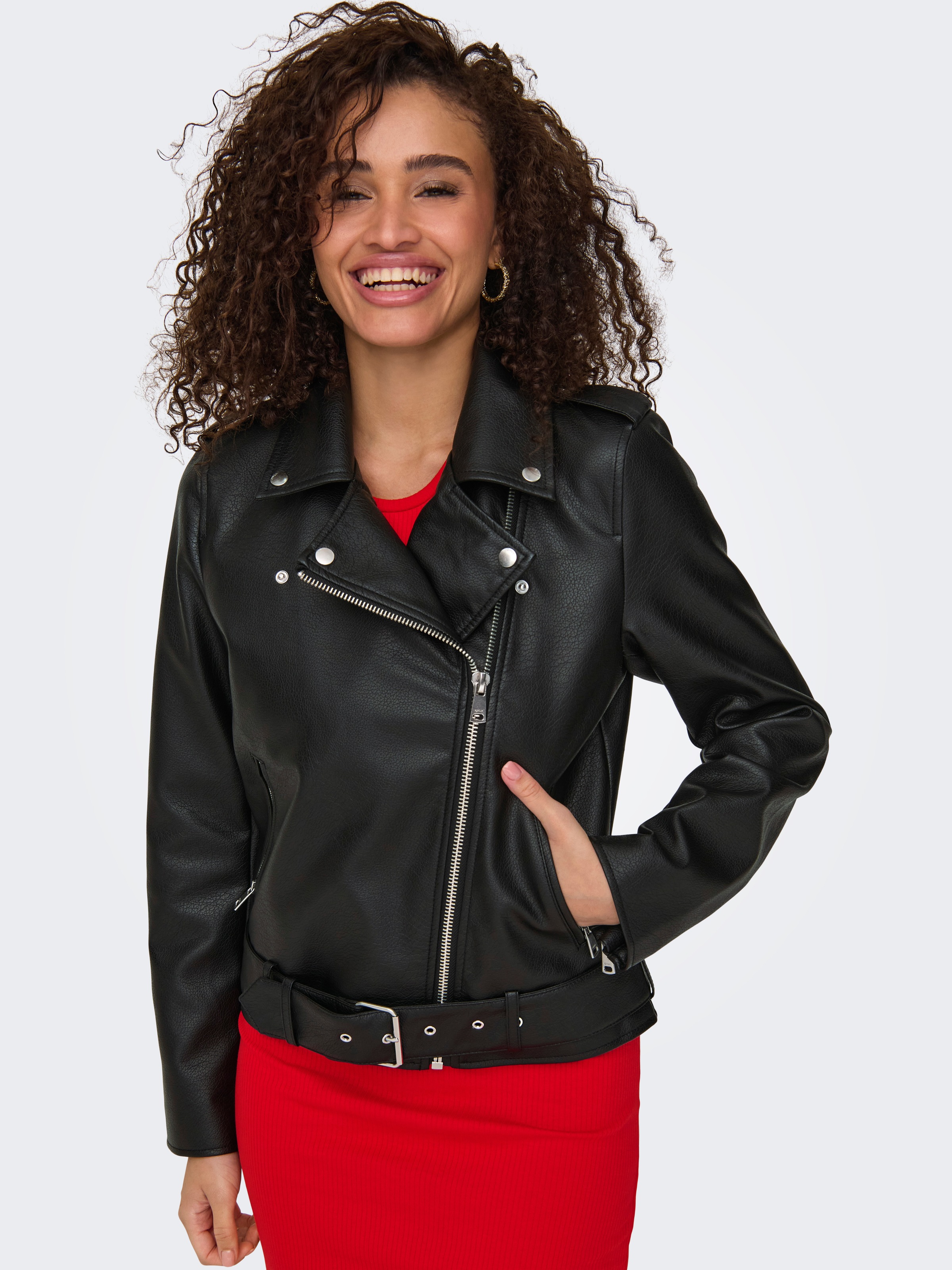 ONLY Lederimitatjacke "ONLMILLE FAUX LEATHER BIKER JACKET OTW" günstig online kaufen