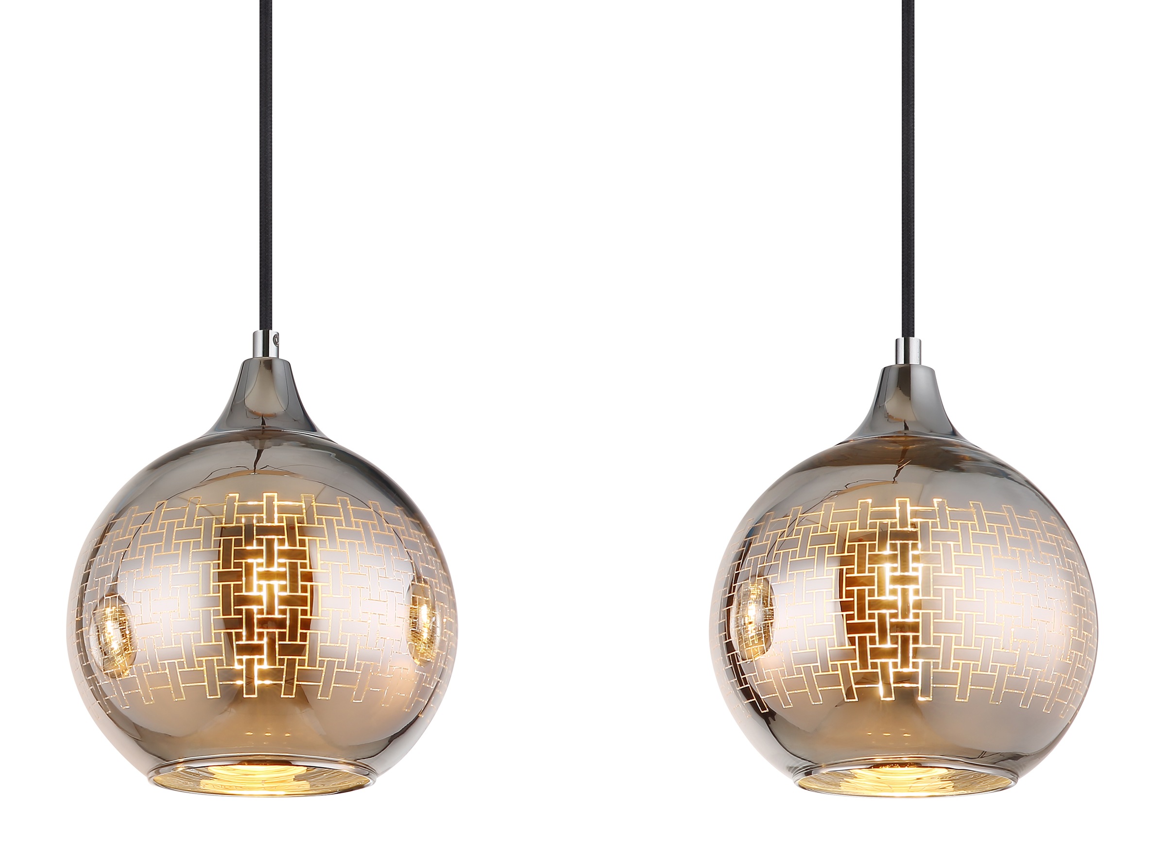 GLOBO LIGHTING Hängeleuchte »LOURDES« E27 1 Stk. Hängelampe Esszimmer-Leuchte Esstischleuchte Wohnzimmer