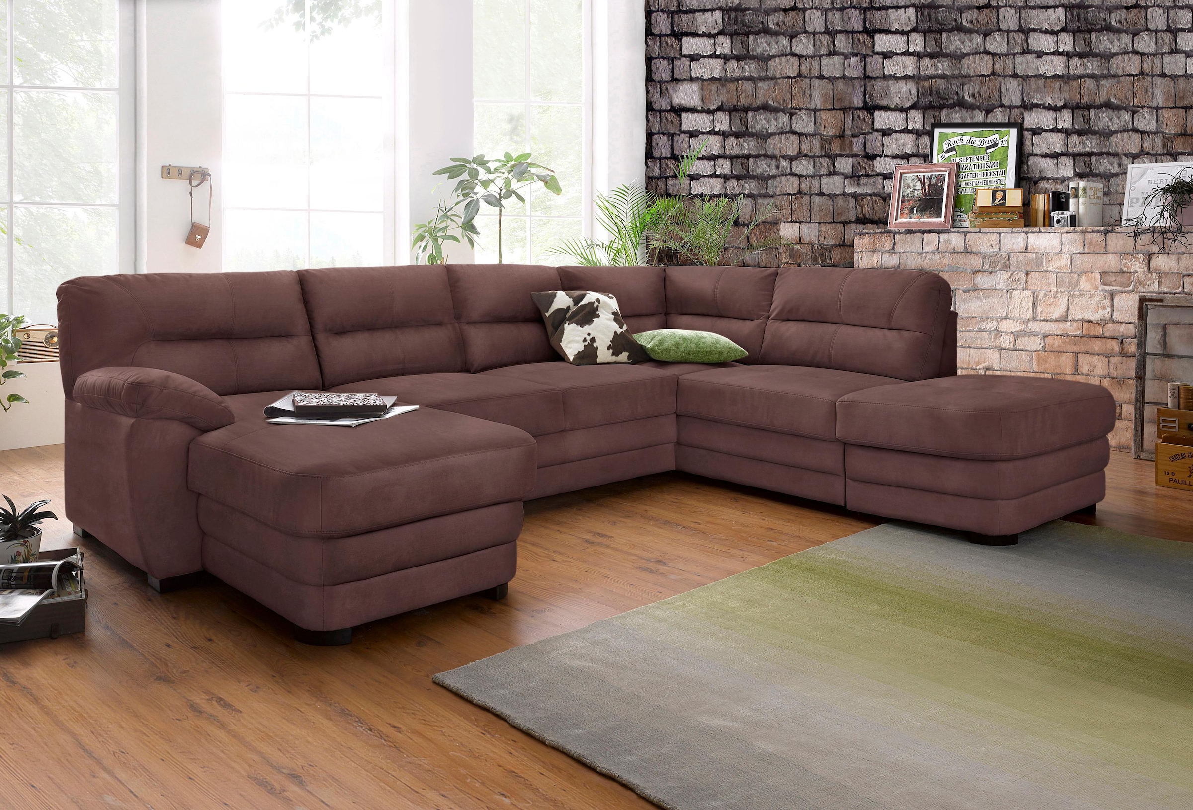 COTTA Sofa »Royale U-Form« patogi su miegoji...