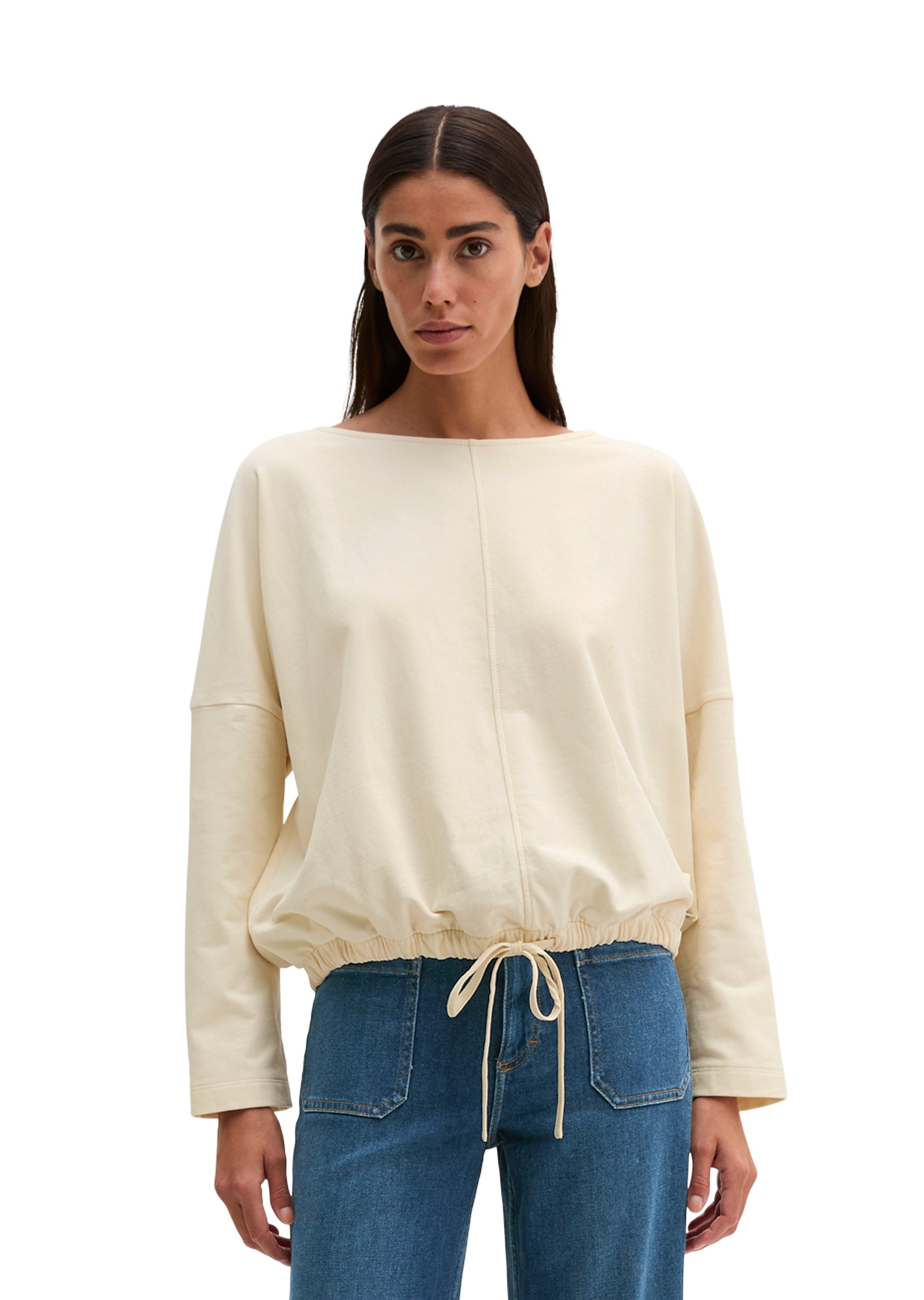 Marc O'Polo Sweatshirt »aus gepeachtem Organic Cotton-Mix«
