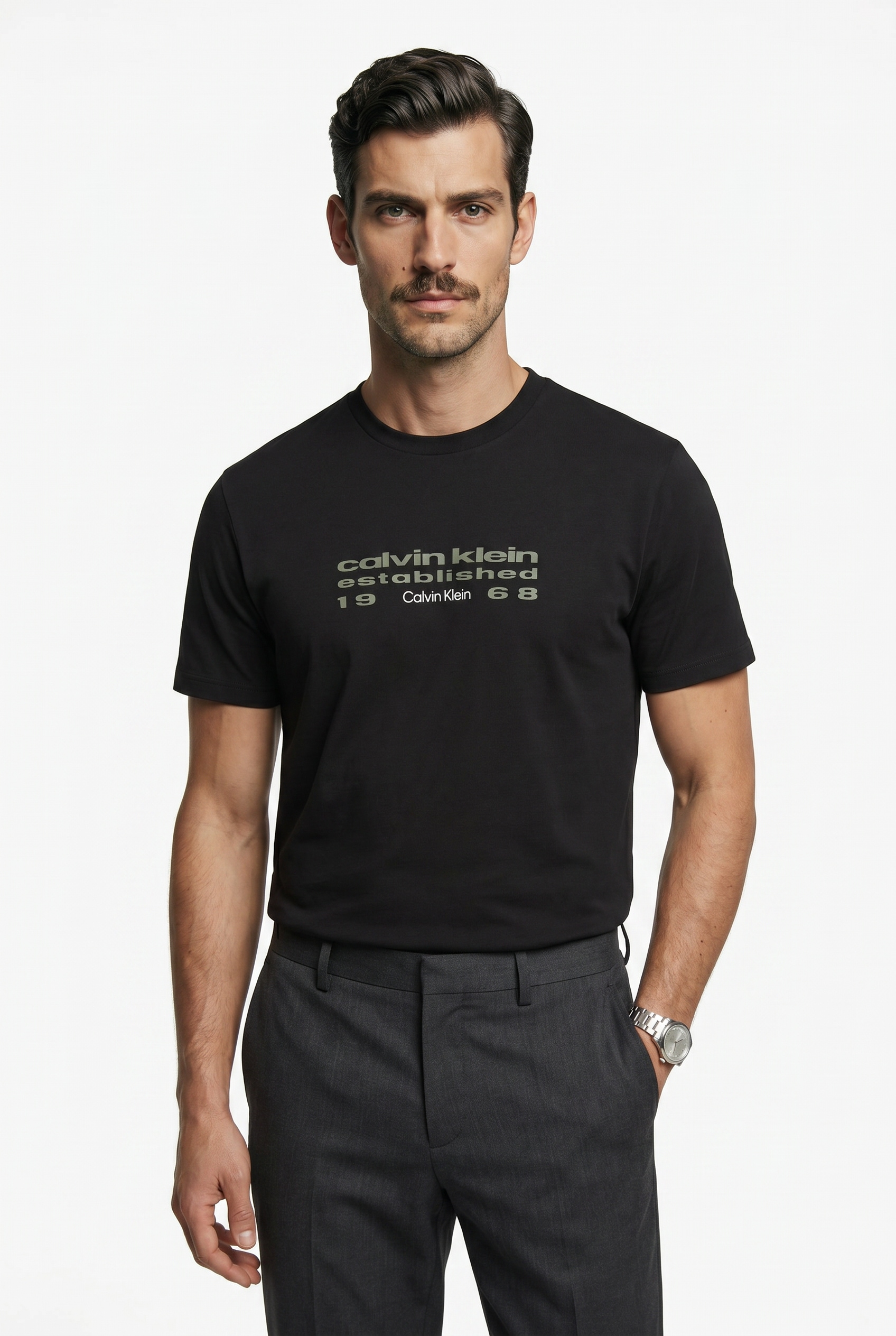 Calvin Klein Jeans T-Shirt "CALVIN KLEIN FUTUR" Regular fit mit Rundhalsausschnitt