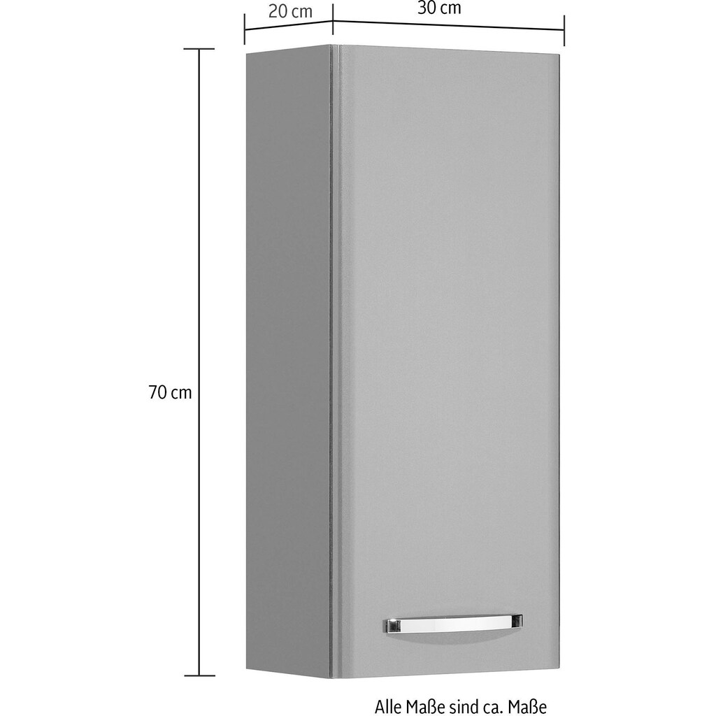 Saphir Badmöbel-Set »Quickset 312 5-teilig, Waschbeckenunterschrank und LED-Spiegelschrank«, (Set, 5 St.)