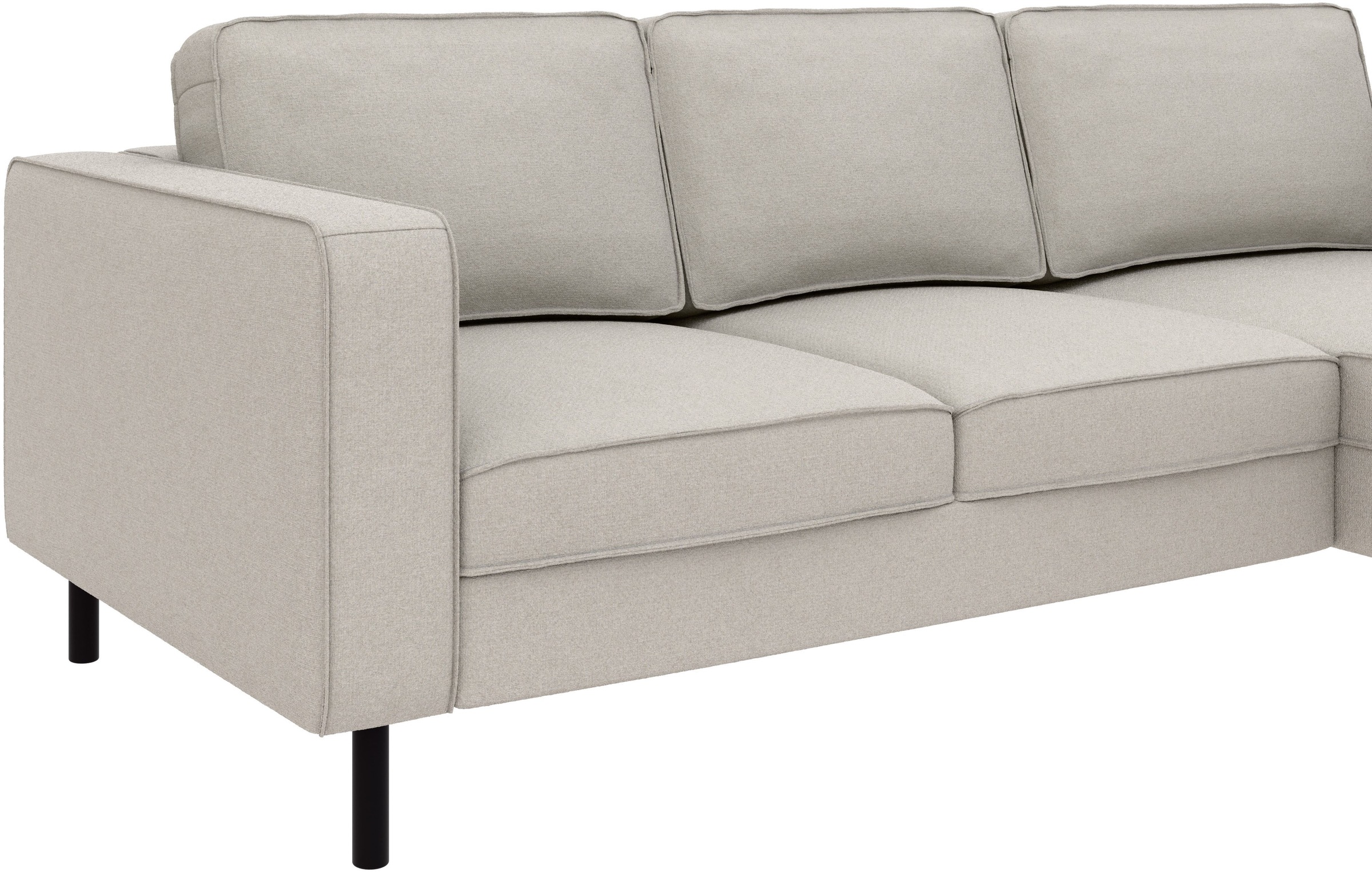 TRENDMANUFAKTUR Ecksofa »Watkins, Couch wahlweise mit Schlaffunktion & Bettkasten, auch in Cord«, Recamiere beidseitig montierbar, Sofa in L-Form, Breite 232 cm